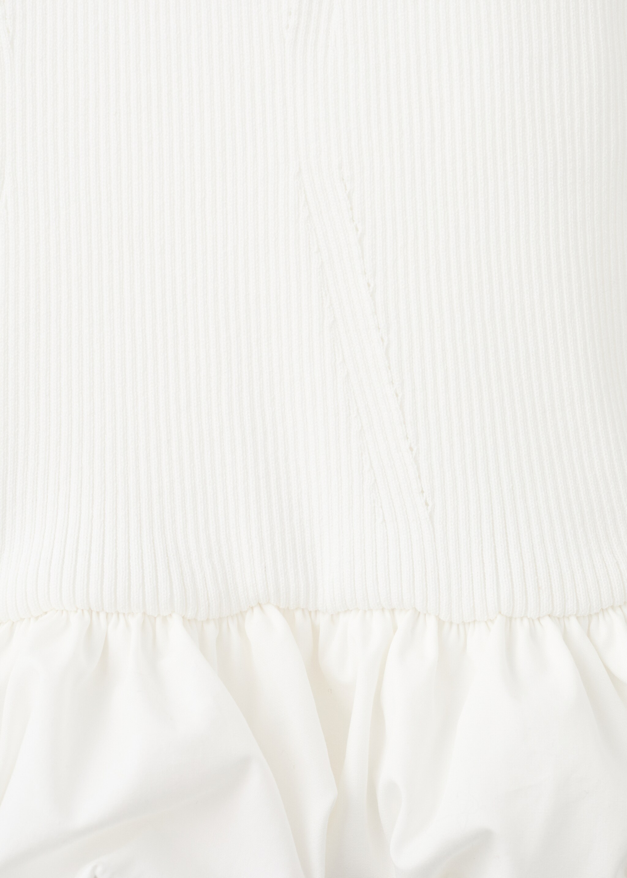Layered ruffle top - Details of the article 8, Off White. Ref: 17089103-00.