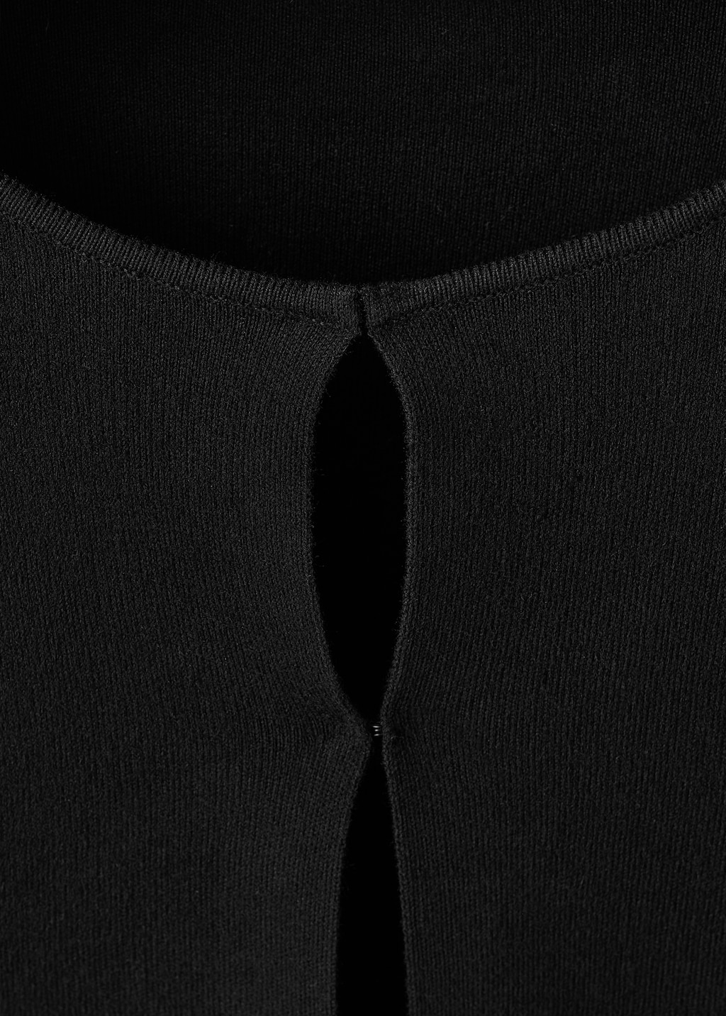 Cardigan with faux-fur cuffs