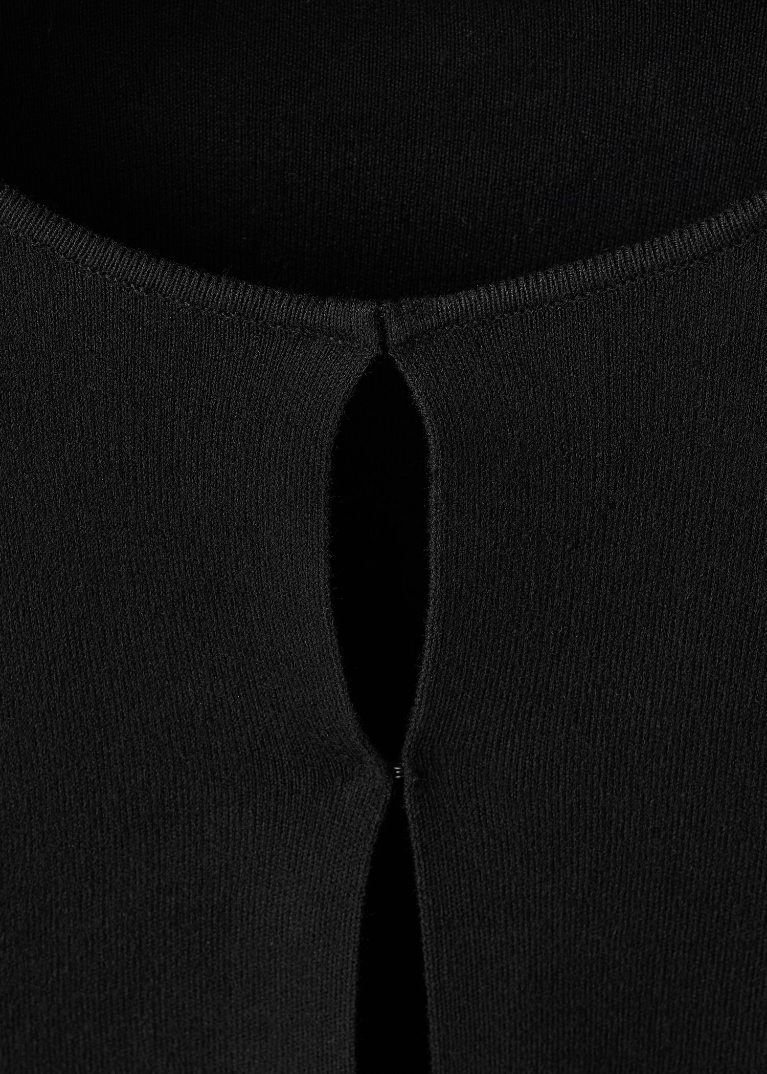Cardigan with fur-effect cuffs - Details of the article 8