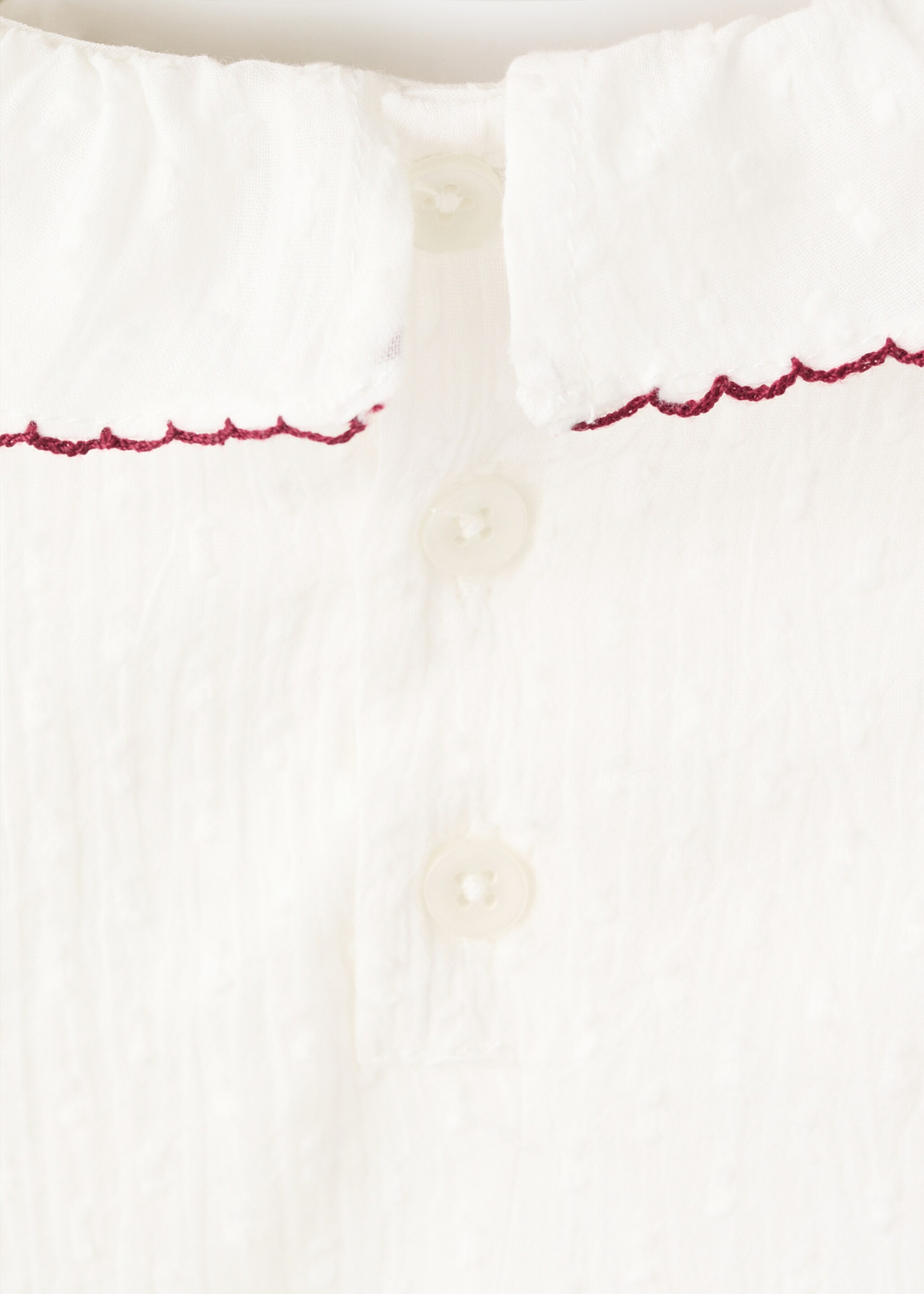 Body blouse coton - Détail de l'article 0, Blanc cassé. Ref: 17089106-00.