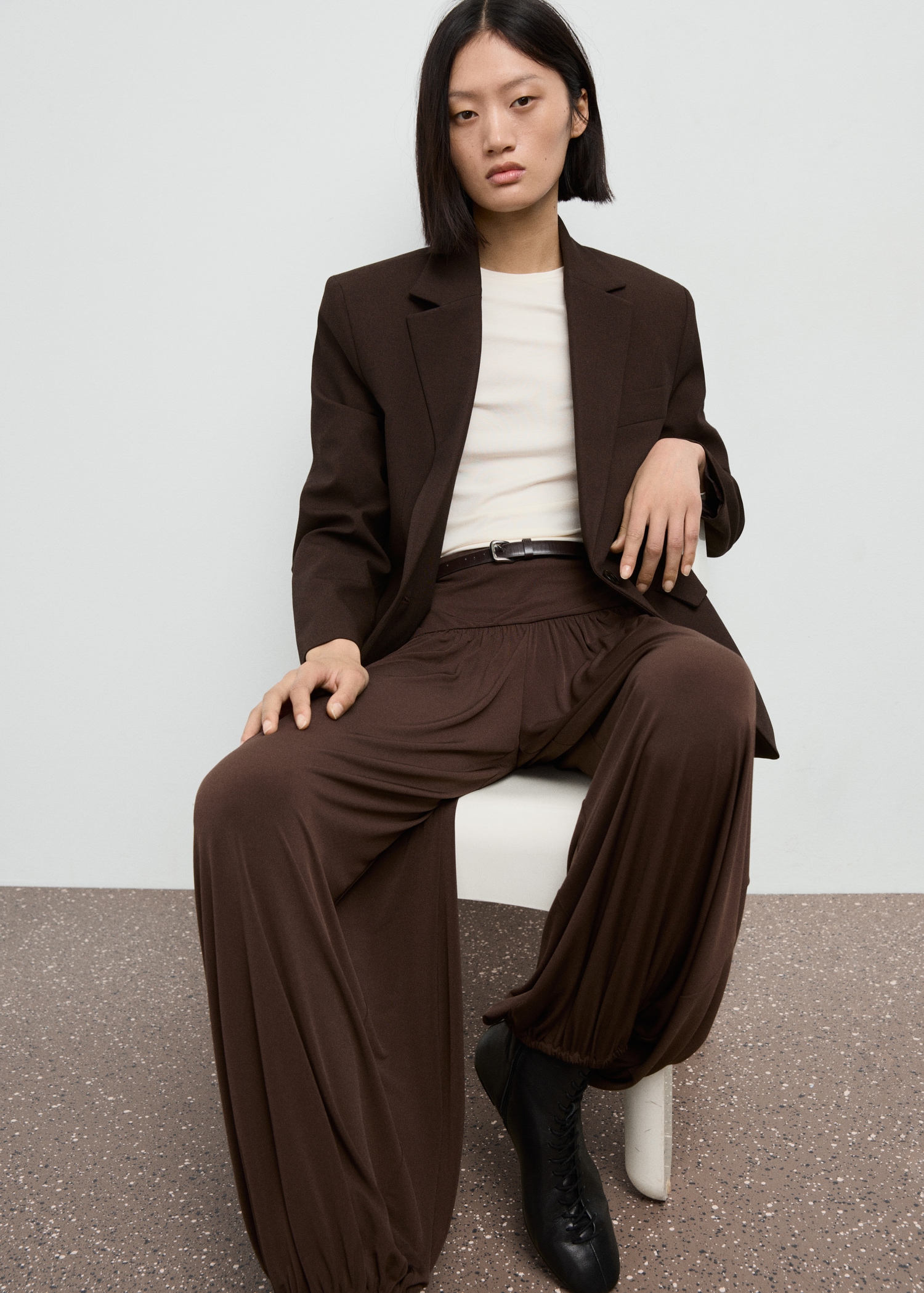 Straight-fit suit jacket - Details of the article 2
