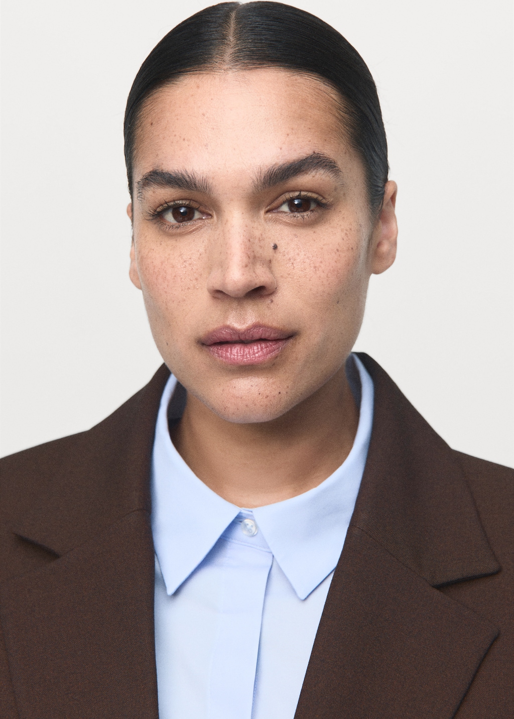 Straight-fit suit blazer