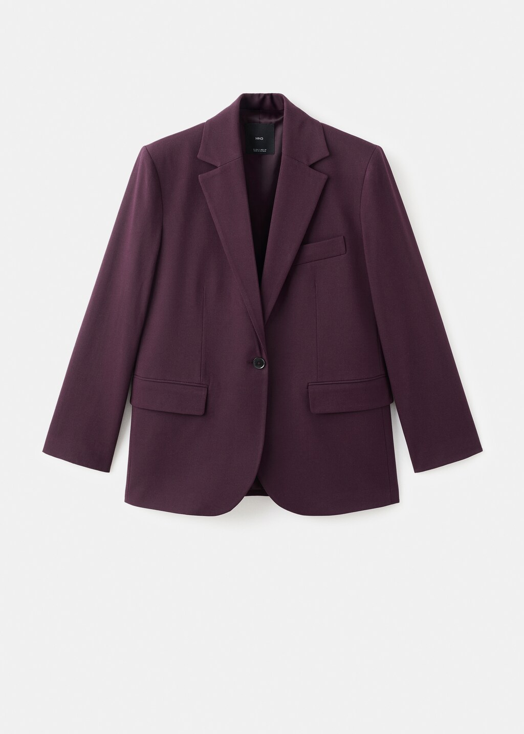Mango Straight-fit suit blazer