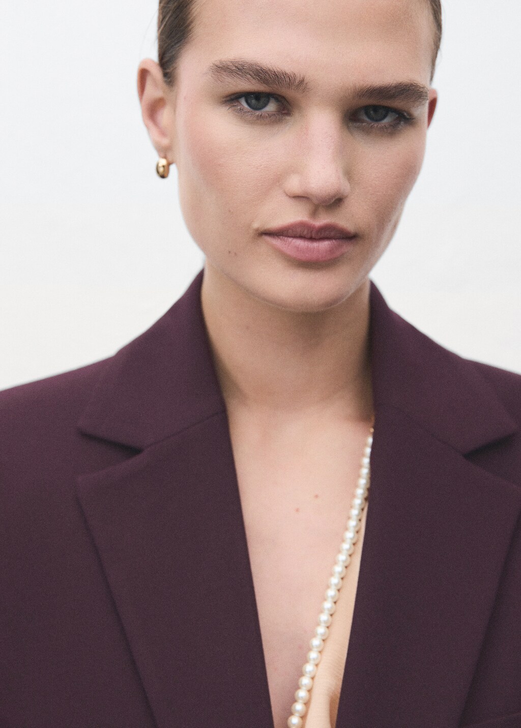 Mango Straight-fit suit blazer