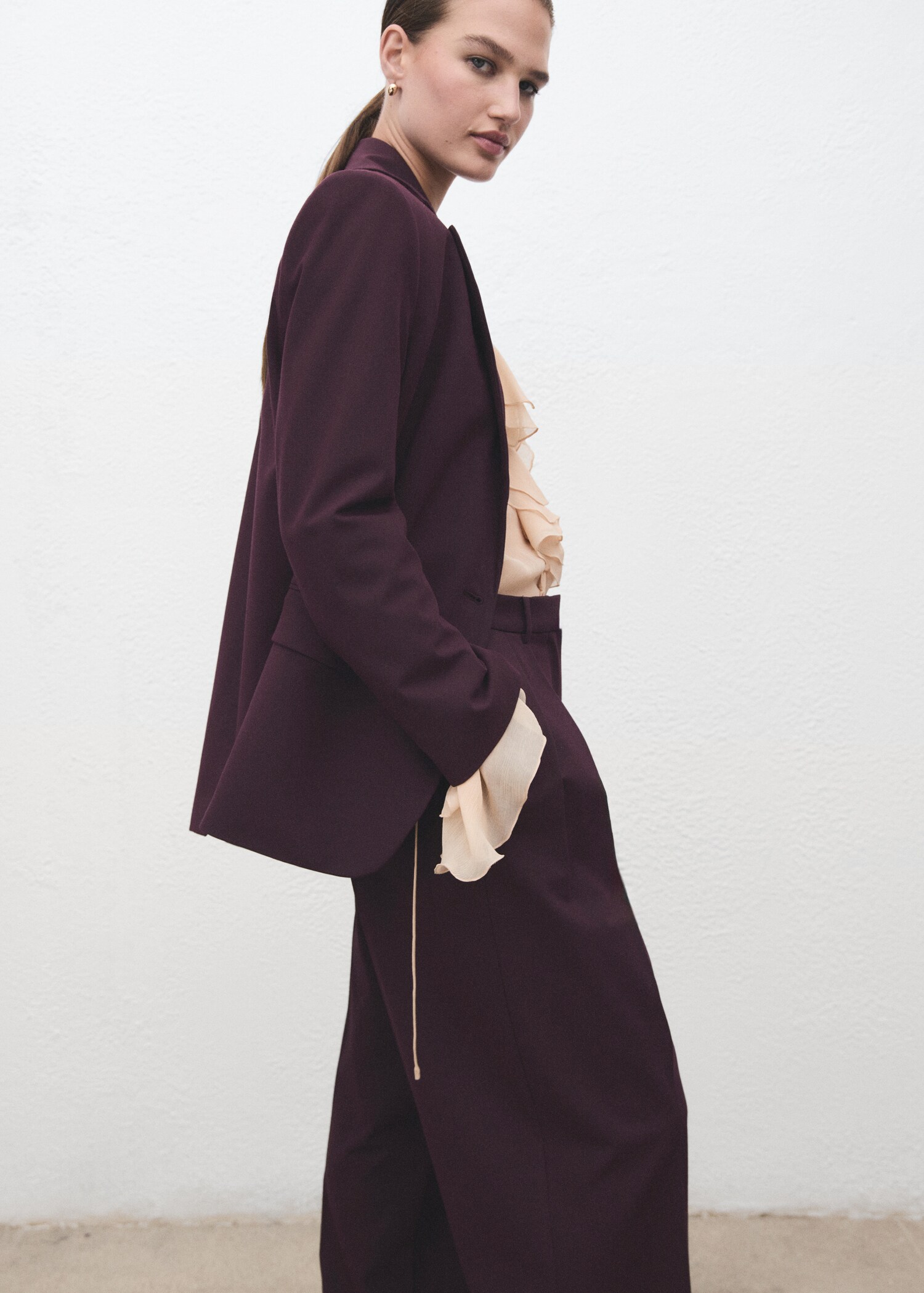 Straight-fit suit jacket - Details of the article 2