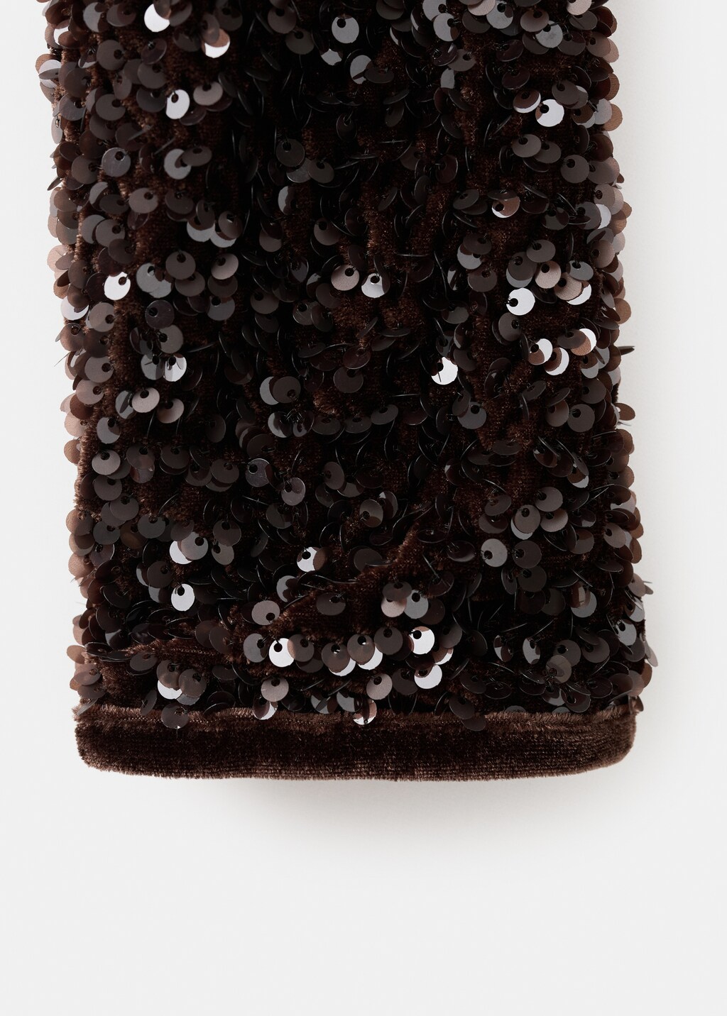 Velvet jacket with sequins and bow