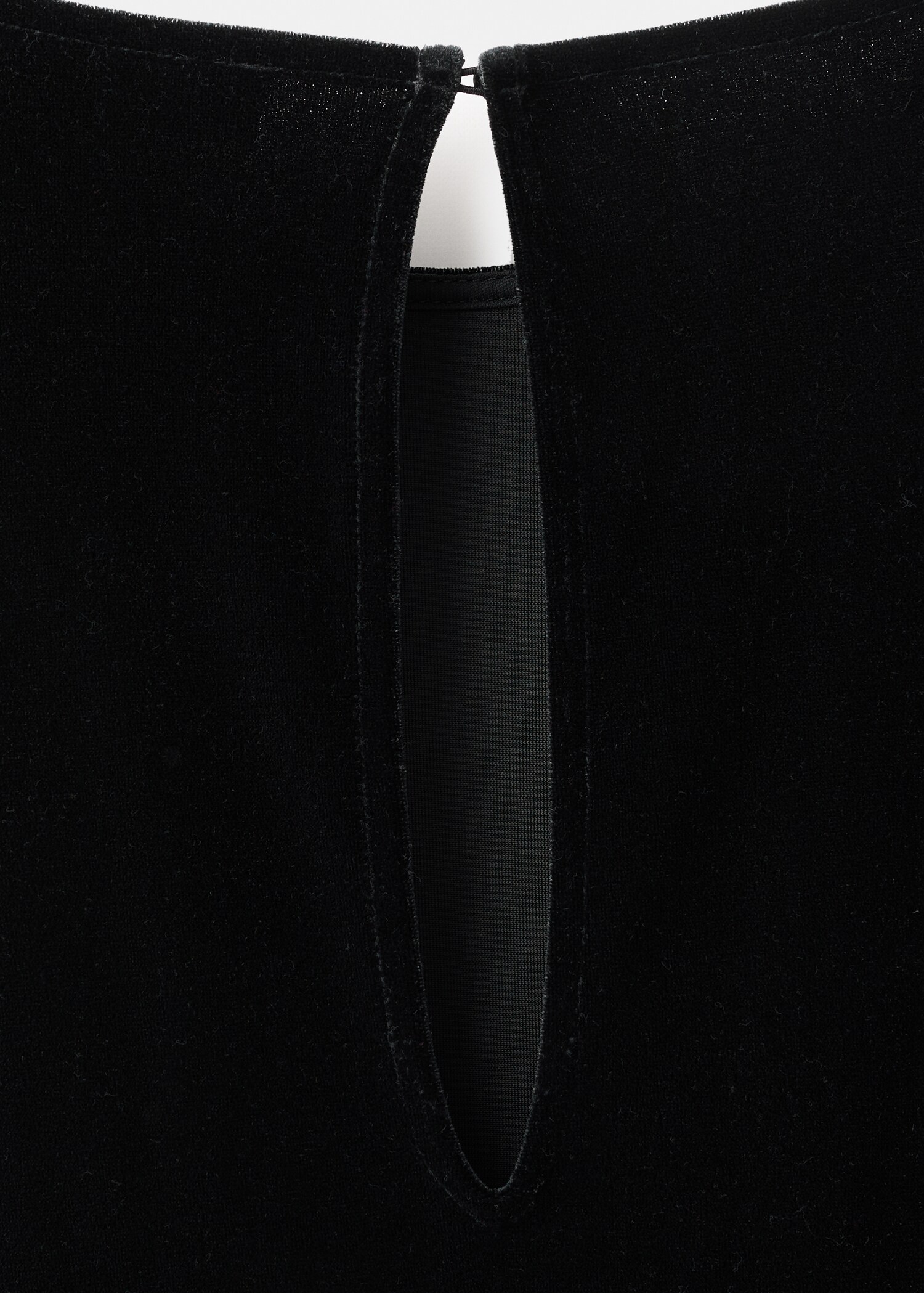 Velvet belt jumpsuit - Details of the article 0