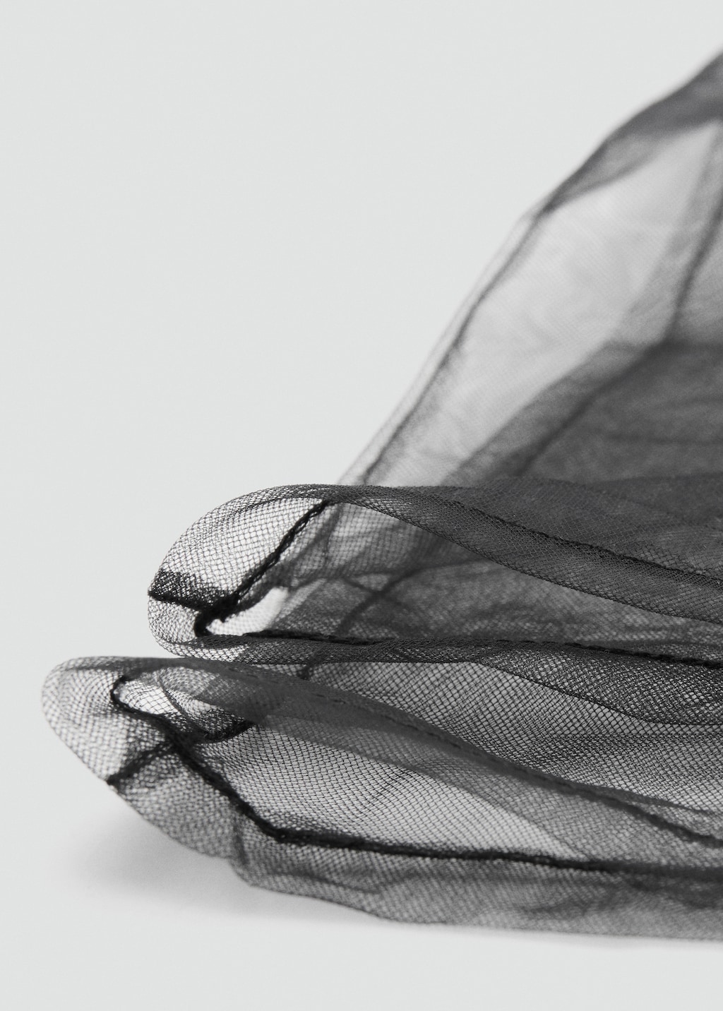 Long semi-transparent gloves