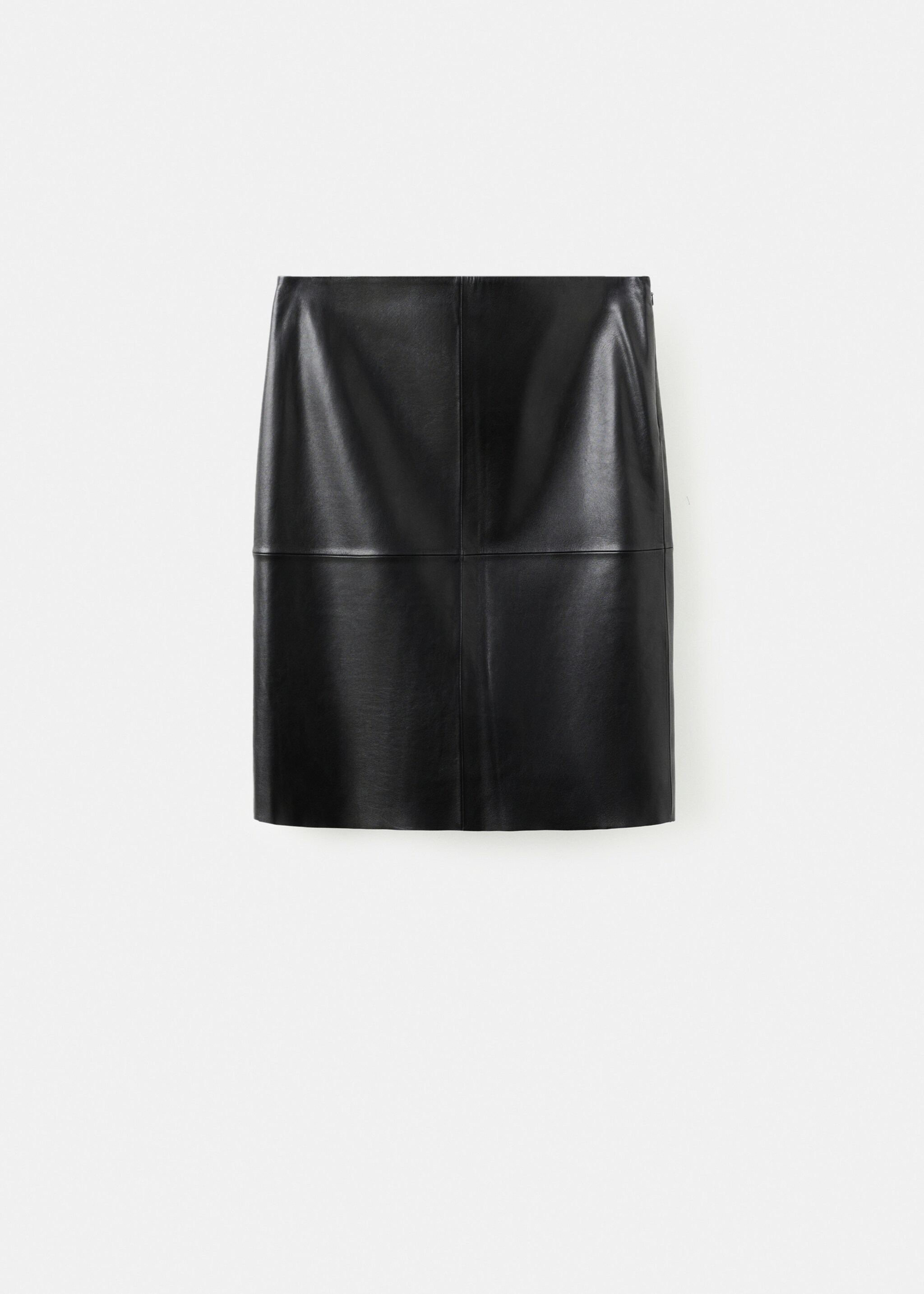 Leather pencil skirt - Article without model, Black. Ref: 17089116-00.