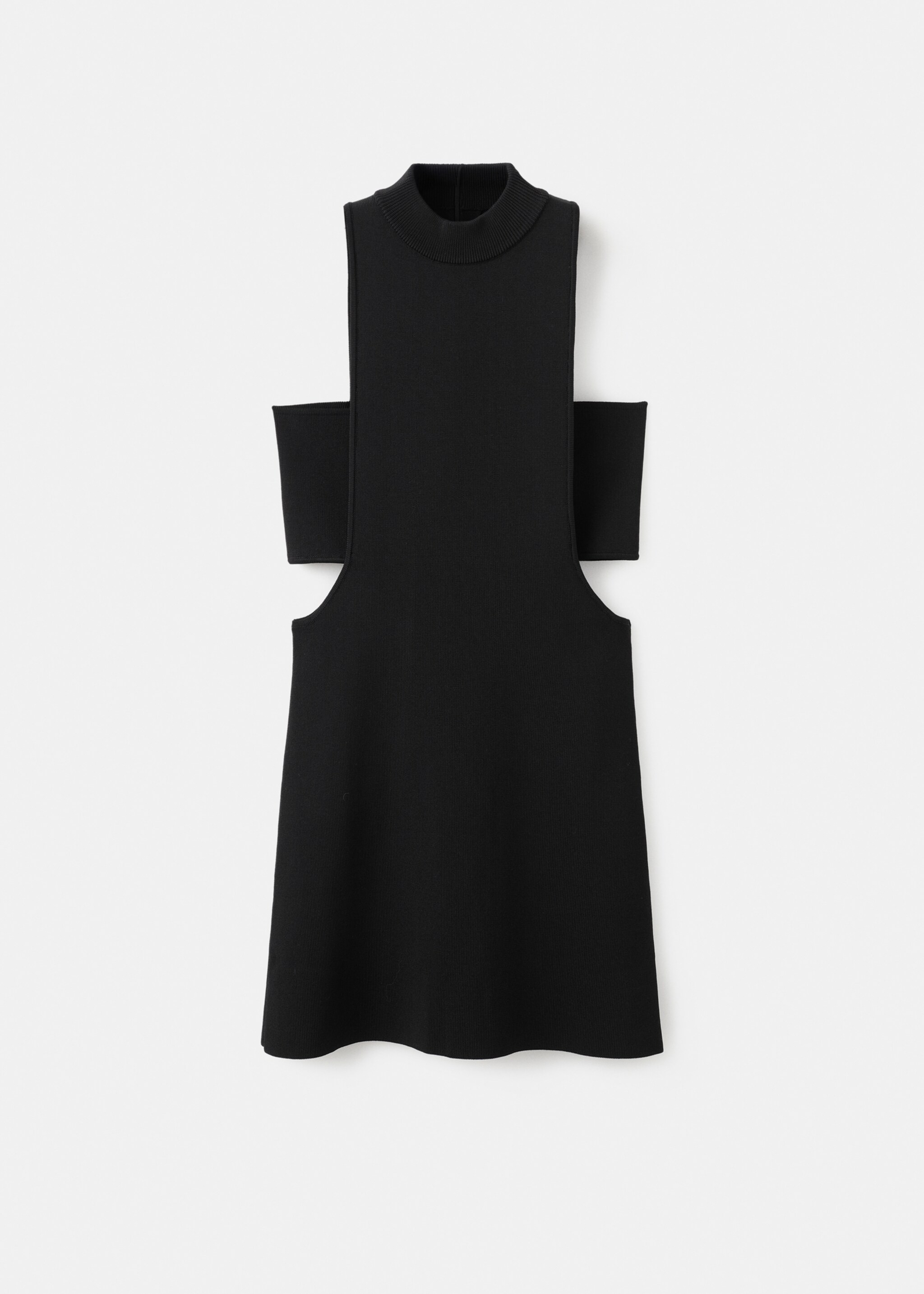 Robe maille ajourée - Article sans modèle, Noir. Ref: 17089117-00.