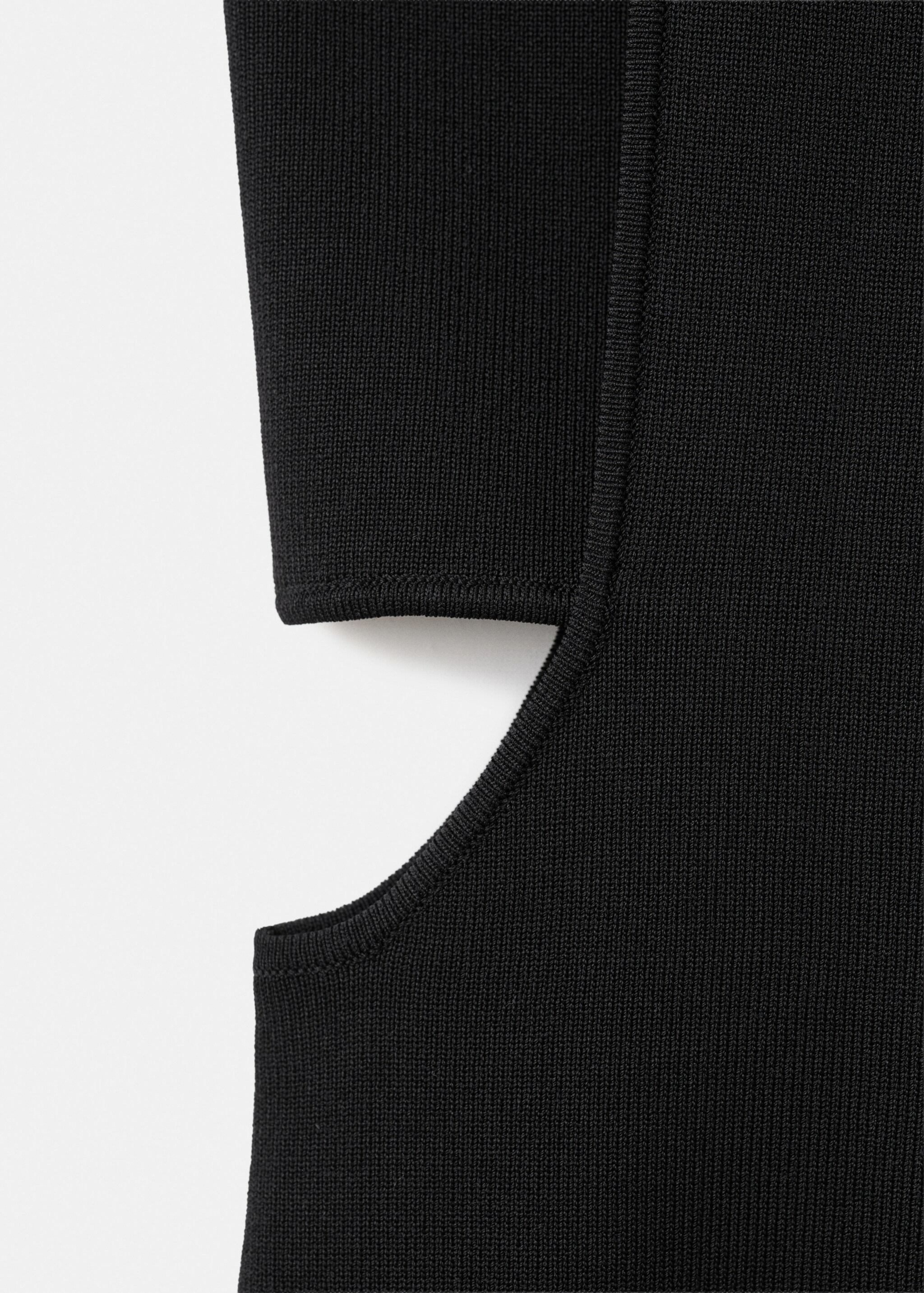 Robe maille ajourée - Détail de l'article 0, Noir. Ref: 17089117-00.