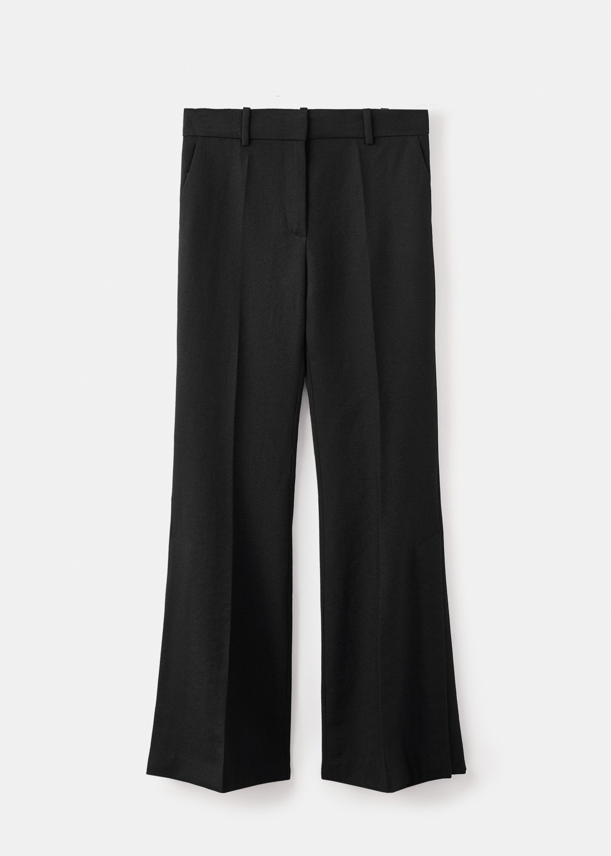 Wool suit trousers - Article without model, Black. Ref: 17089120-00.