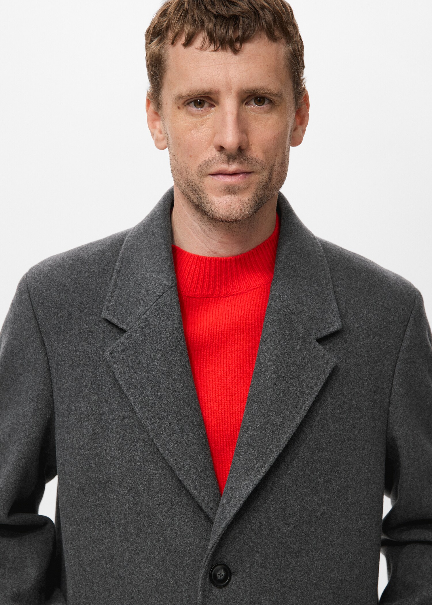 Long wool coat - Details of the article 1