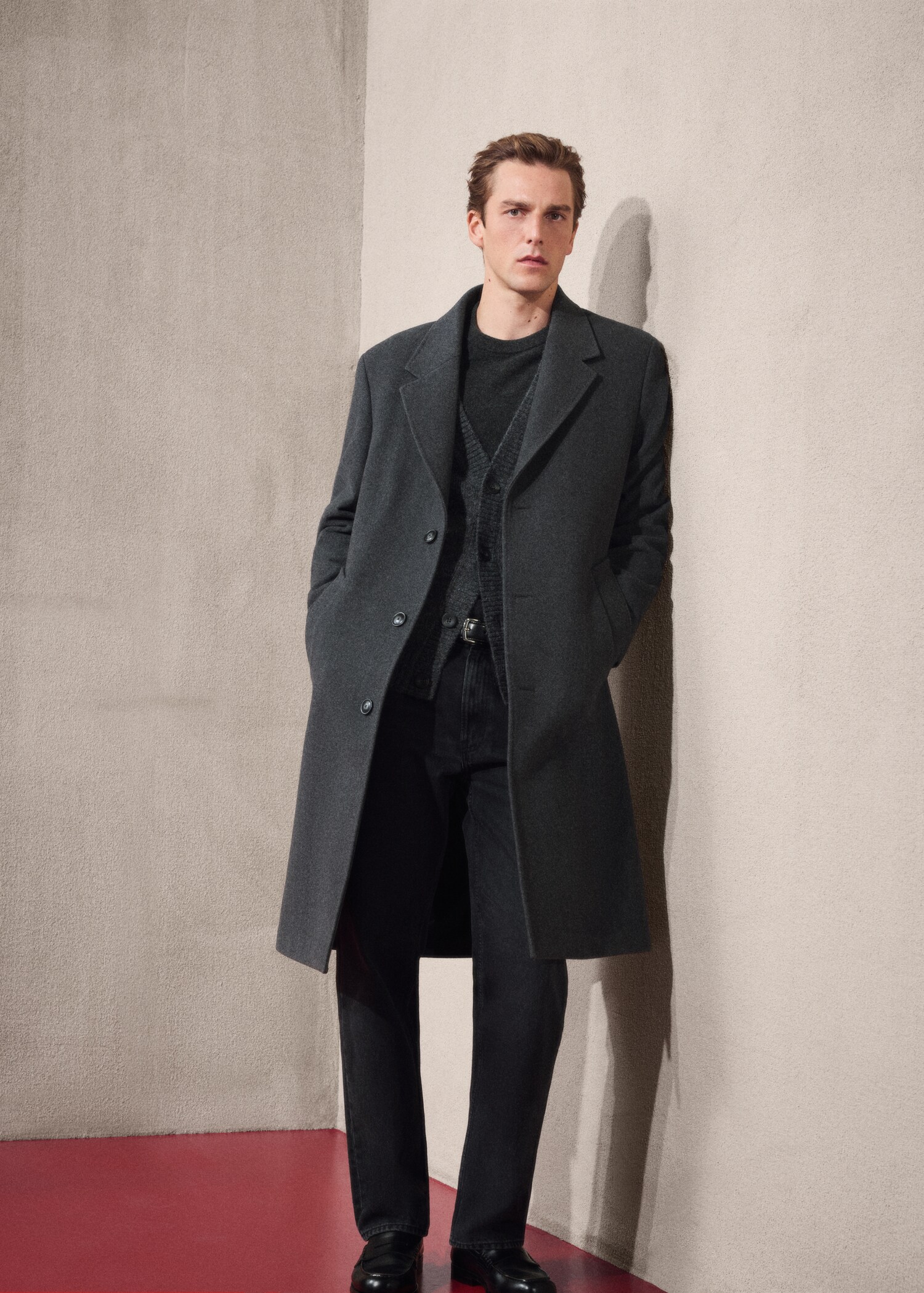 Long wool coat - Details of the article 3