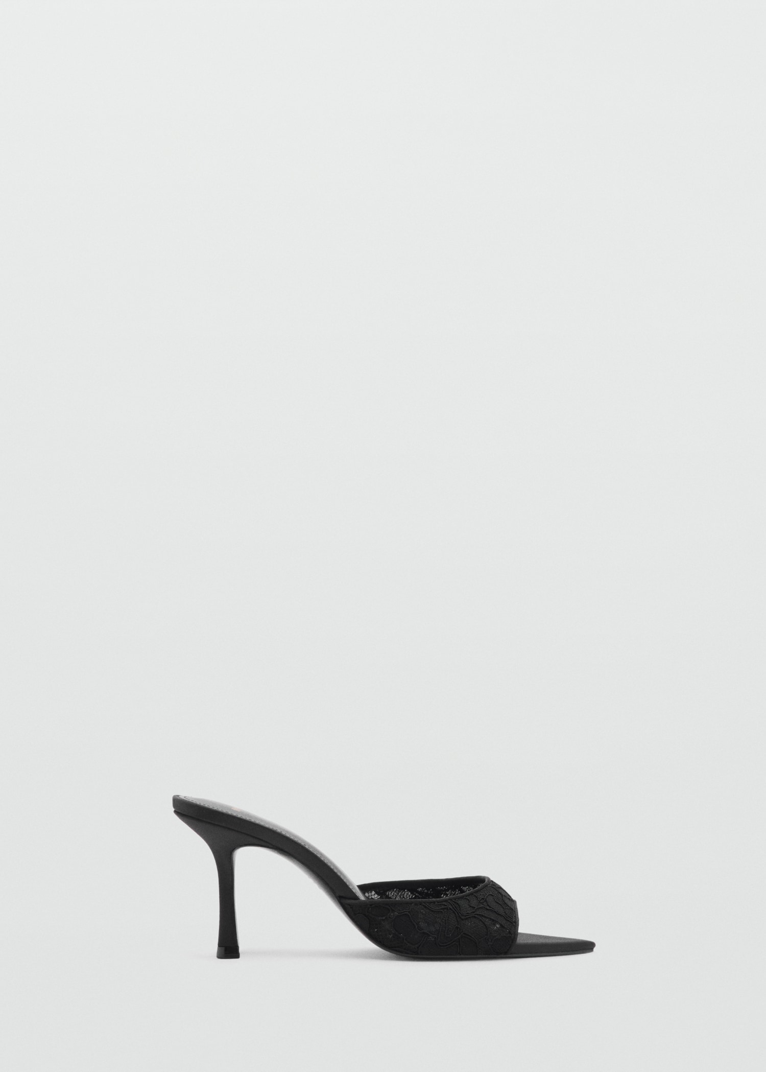 Lace heeled sandals - Article without model