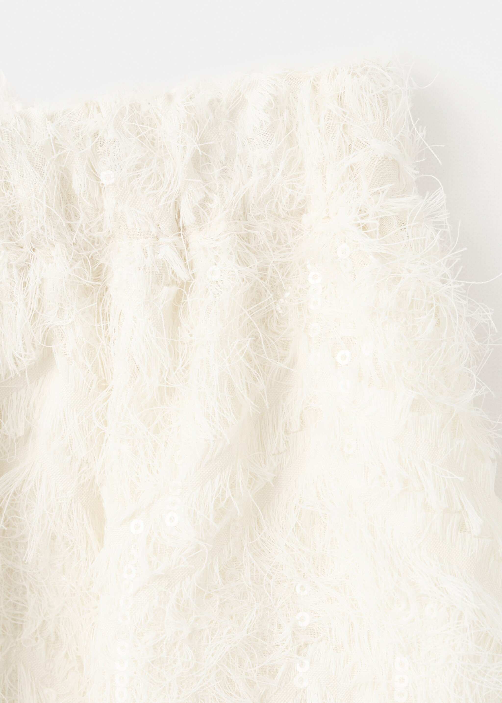 Skirt plumiset - Details of the article 0, Ecru. Ref: 17089208-00.