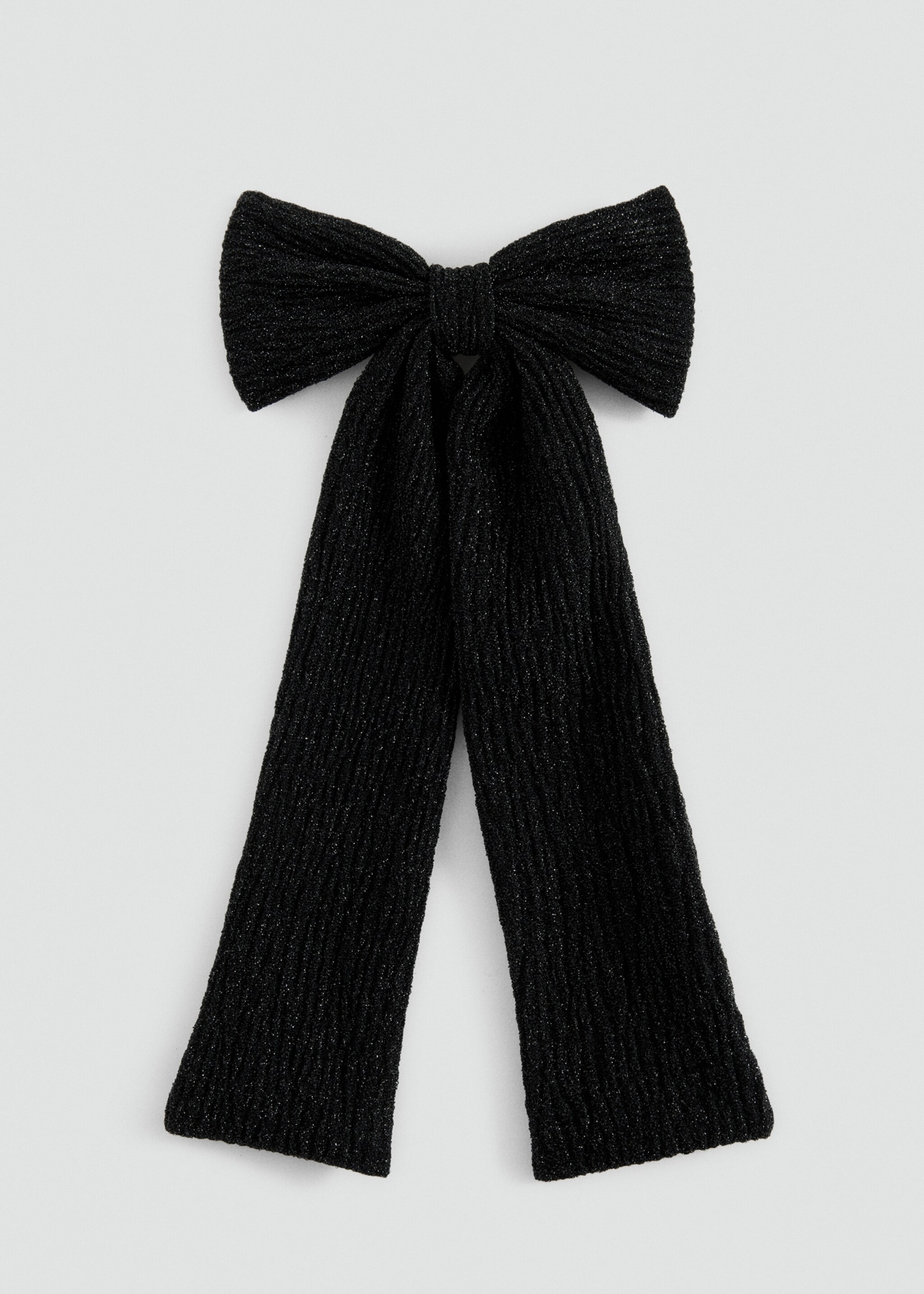 Hairclip bow - Article without model, Black. Ref: 17089209-00.