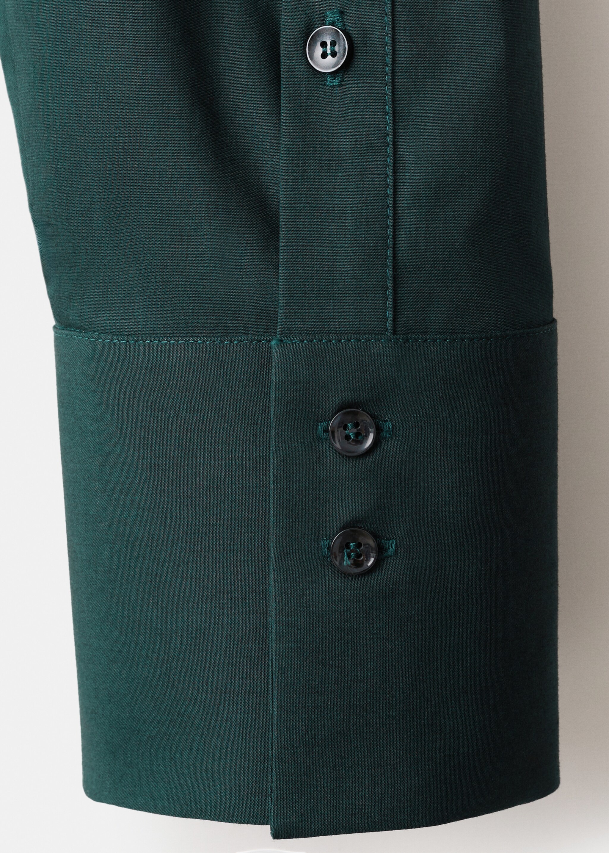 Pocket oversize shirt - Details of the article 0, Green. Ref: 17089212-00.