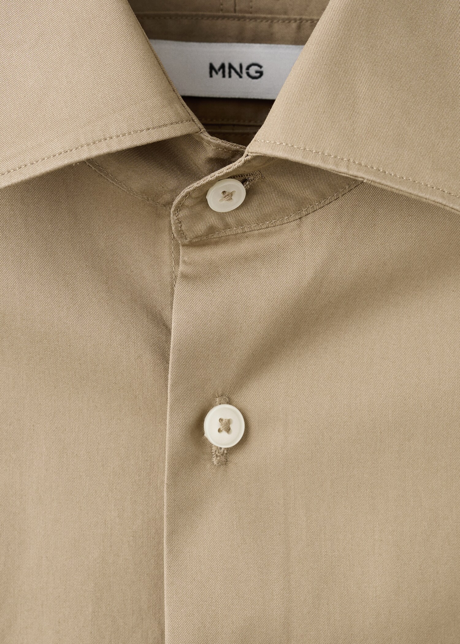 Slim fit shirt cotton and lyocell - Details of the article 8