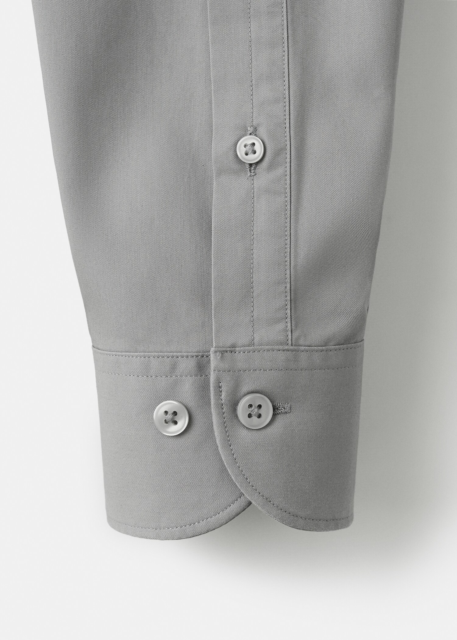 Slim fit shirt cotton and lyocell - Details of the article 0