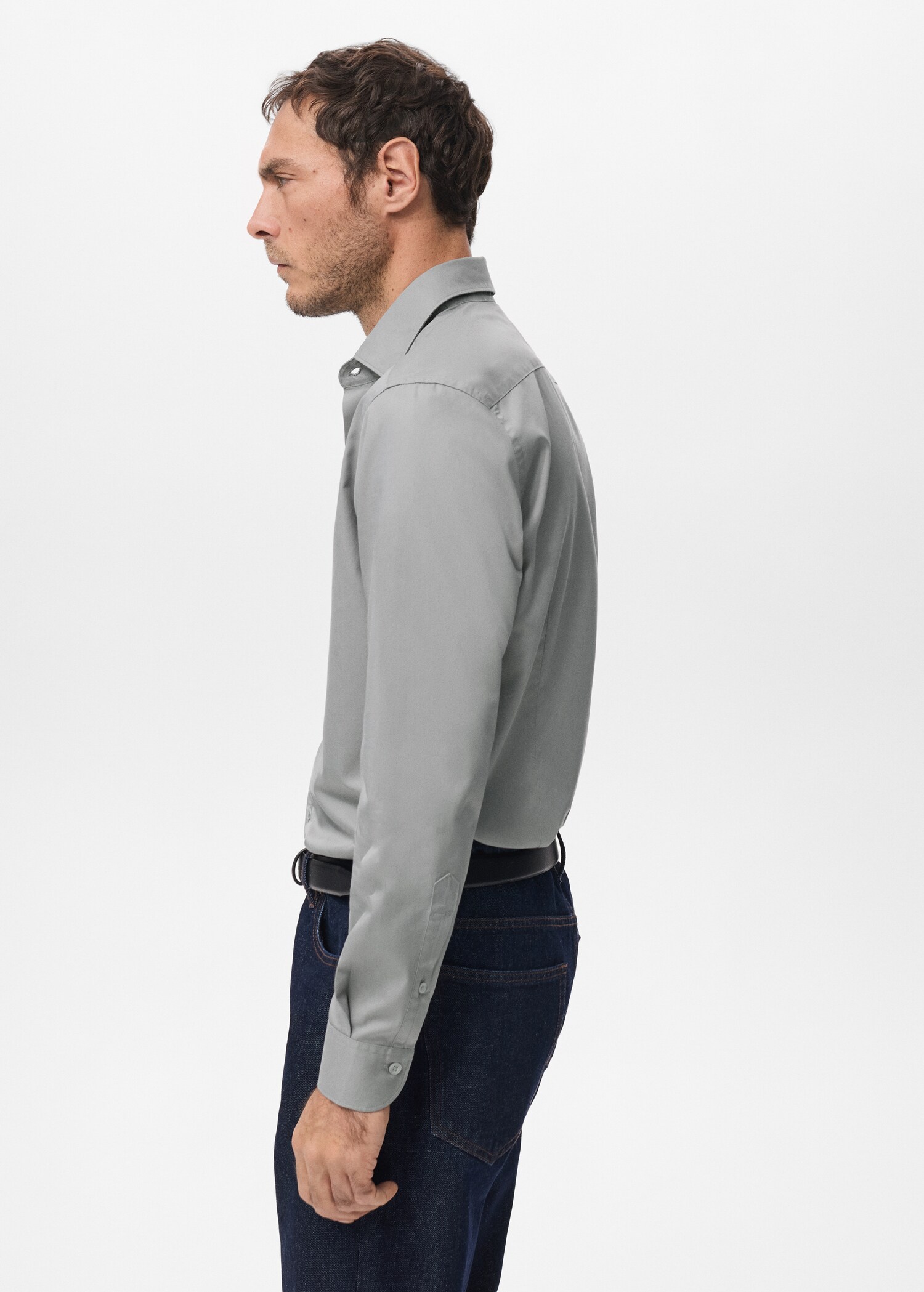Slim fit shirt cotton and lyocell - Details of the article 6