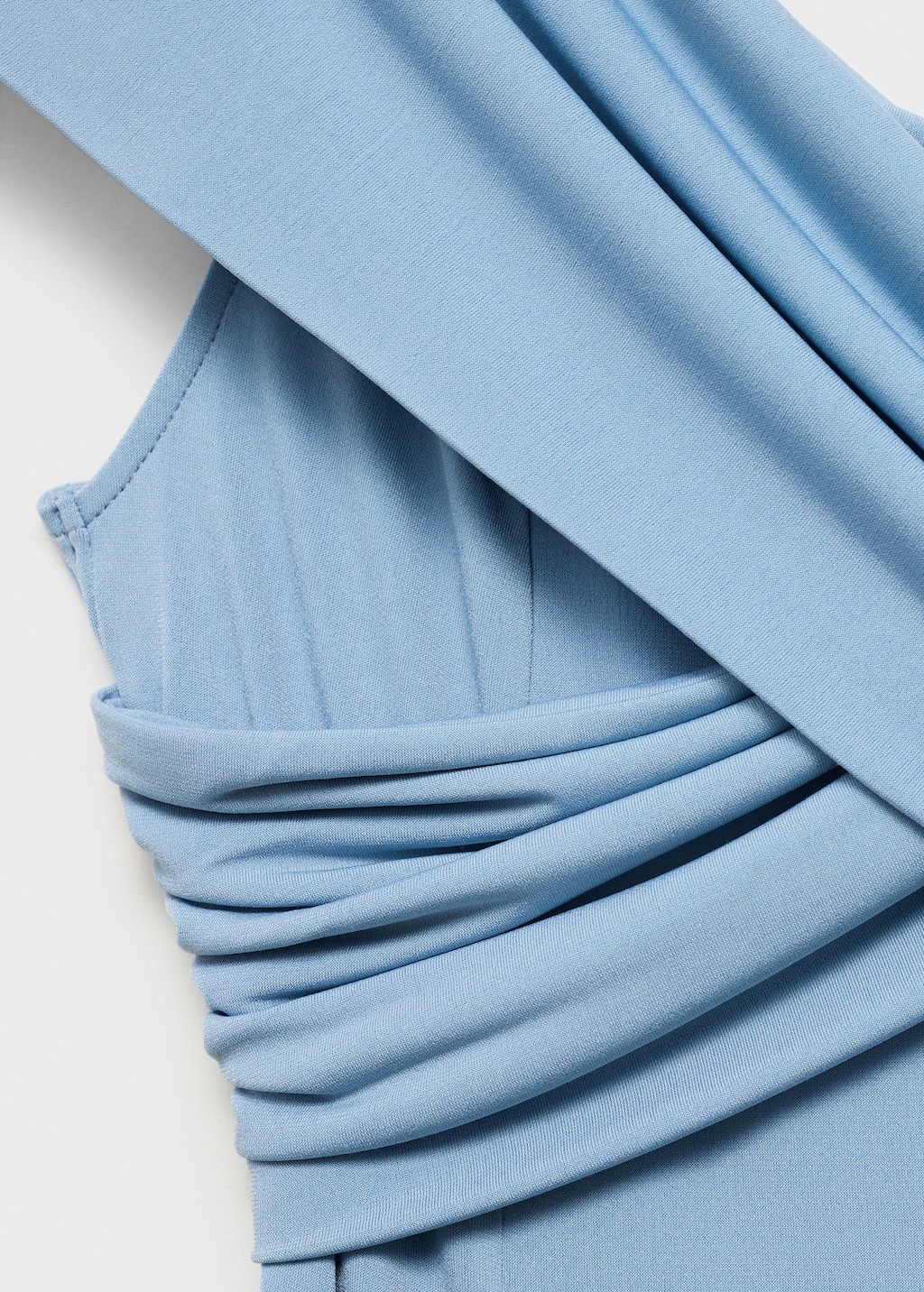 Mango A-line dress with crossover neckline thumbnail