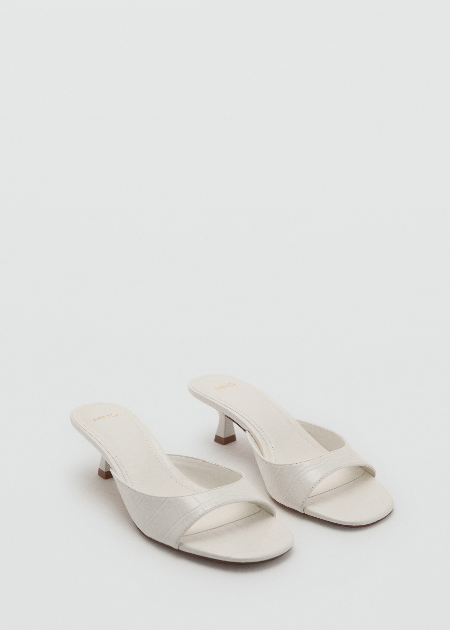 Kitten heel sandals - Women | MANGO USA