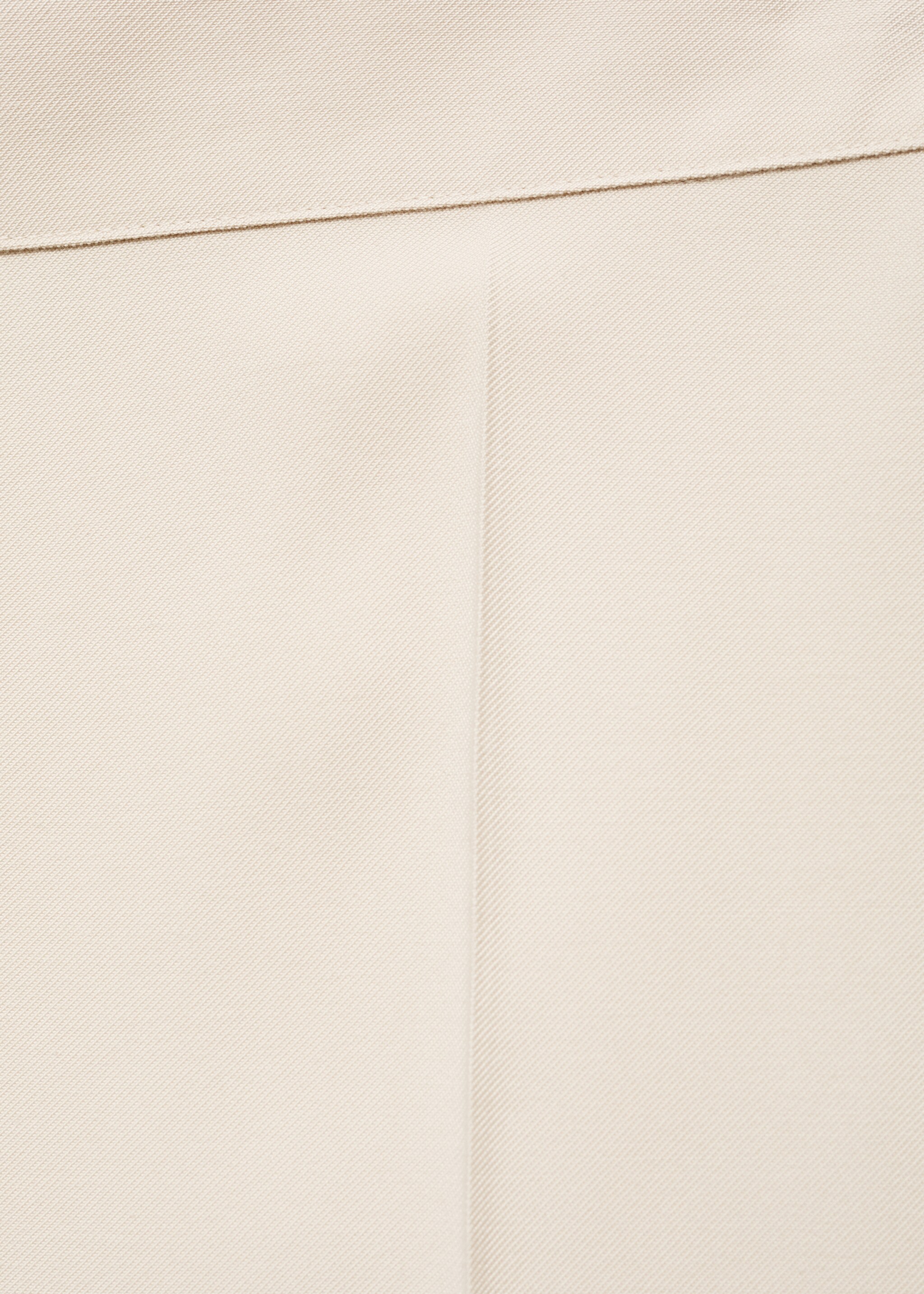 Flowy palazzo trousers - Details of the article 8, Beige. Ref: 17091129-00.