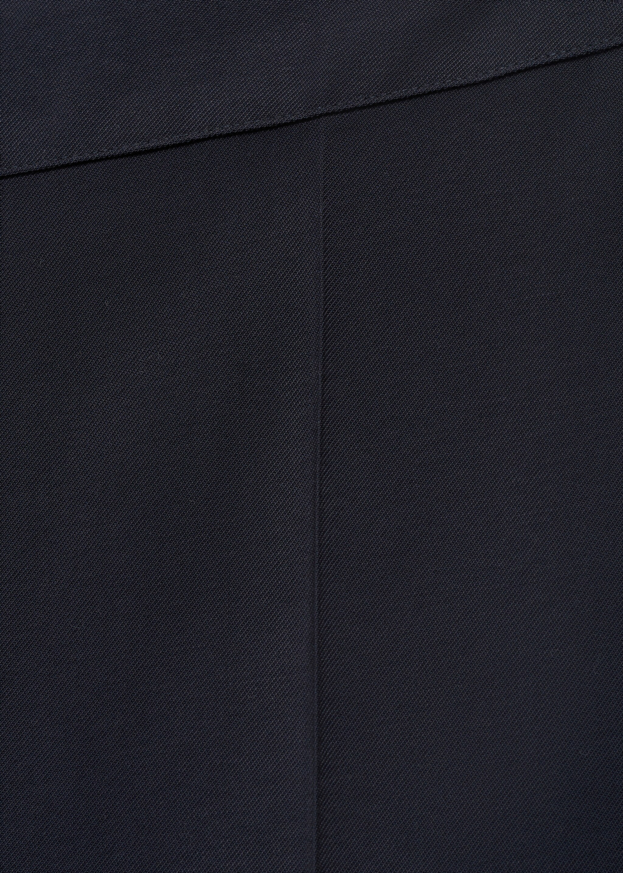 Flowy palazzo trousers - Details of the article 8, Navy. Ref: 17091129-00.