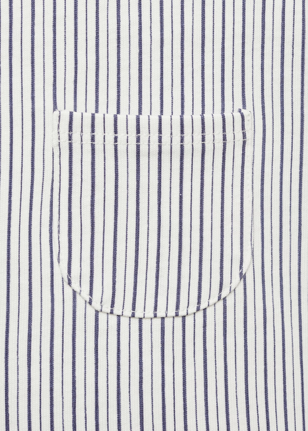 Striped short dungarees