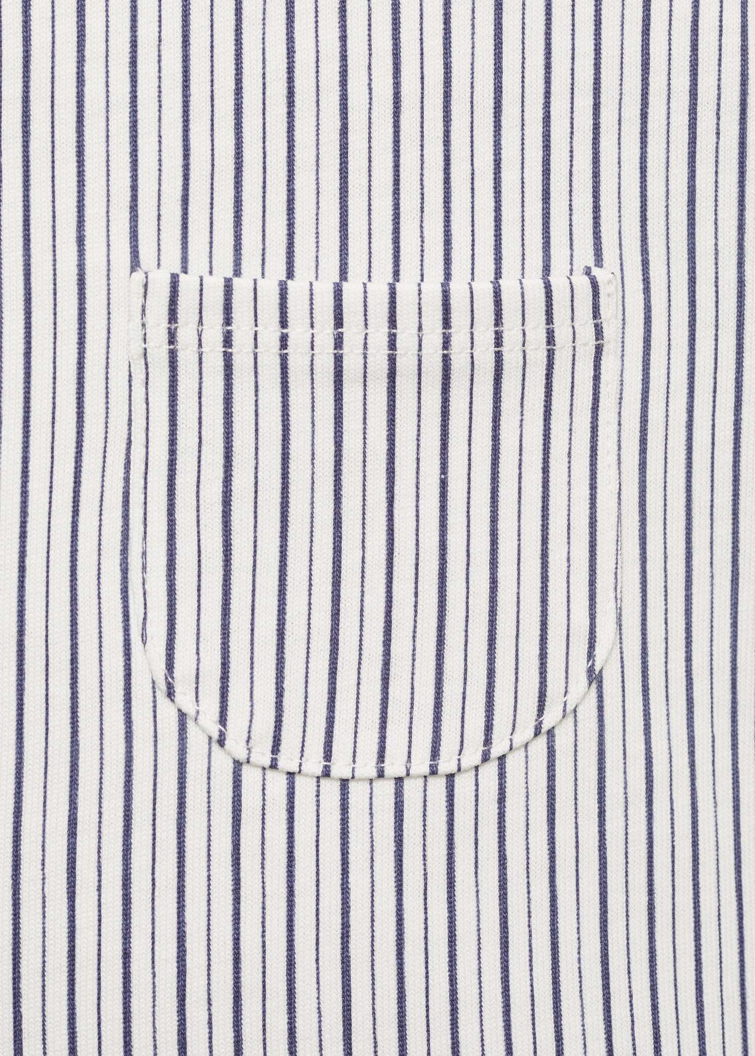 Striped short dungarees - Details of the article 0
