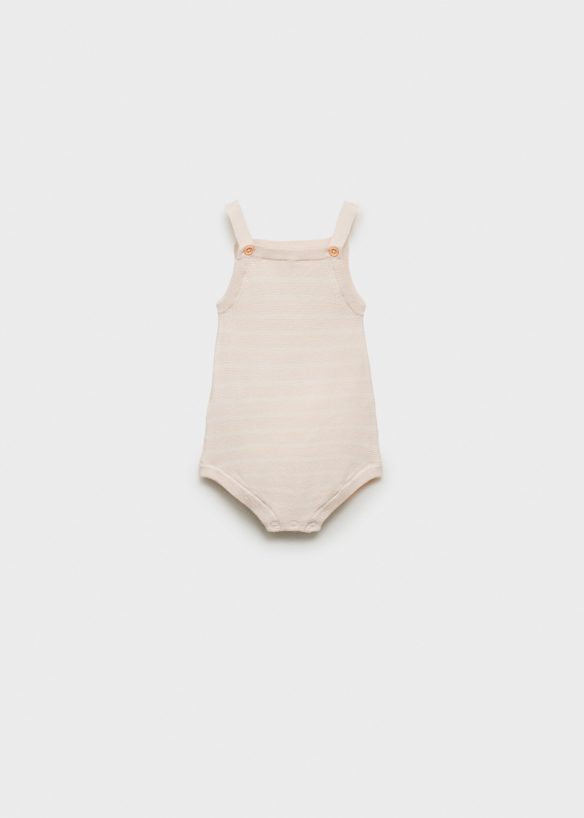 Striped knitted romper - Article without model