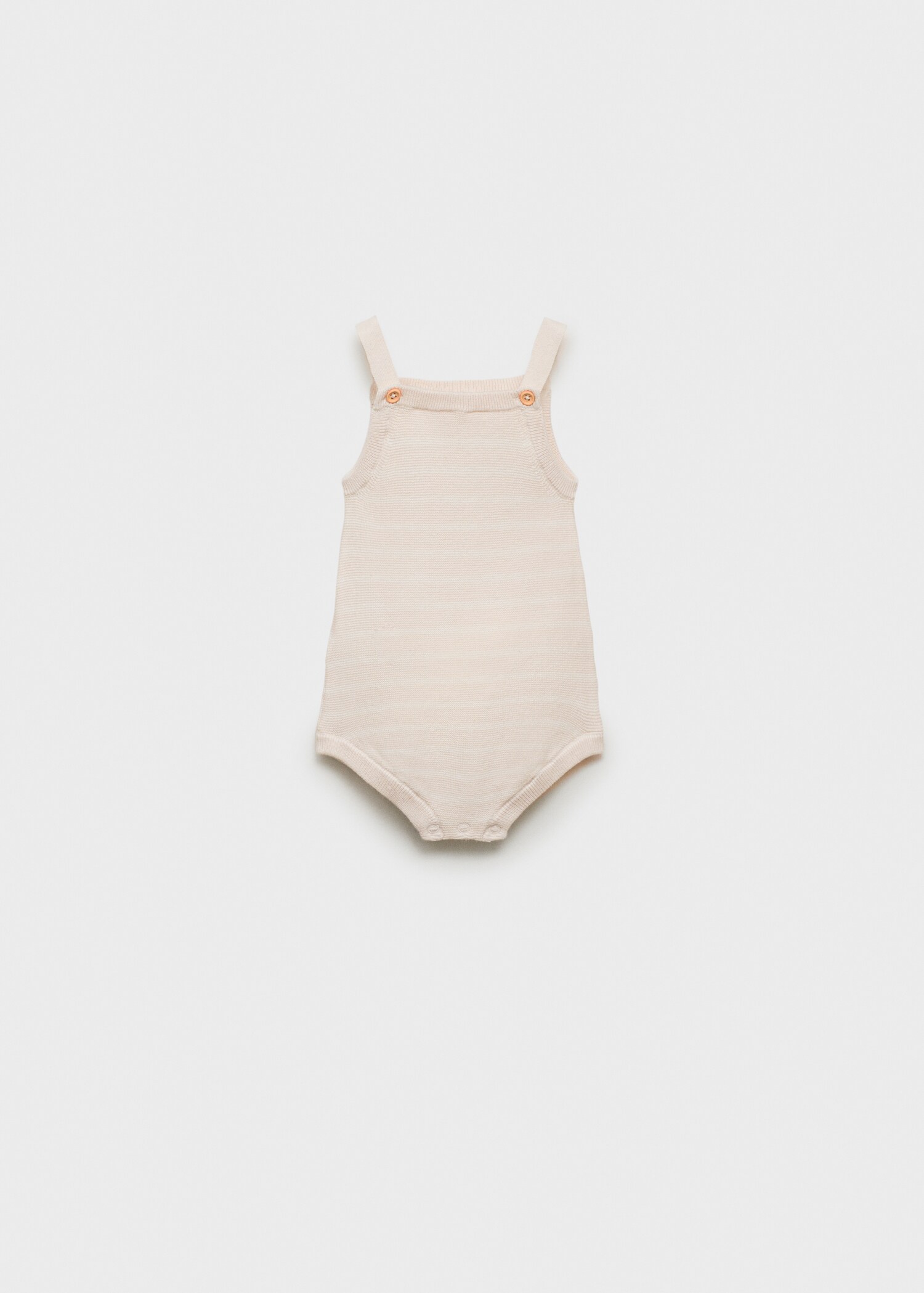 Striped knitted romper - Article without model