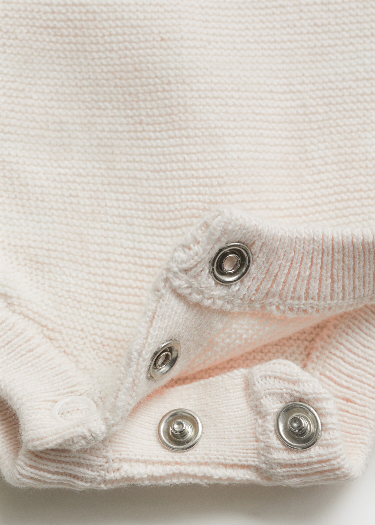 Striped knitted romper - Details of the article 0