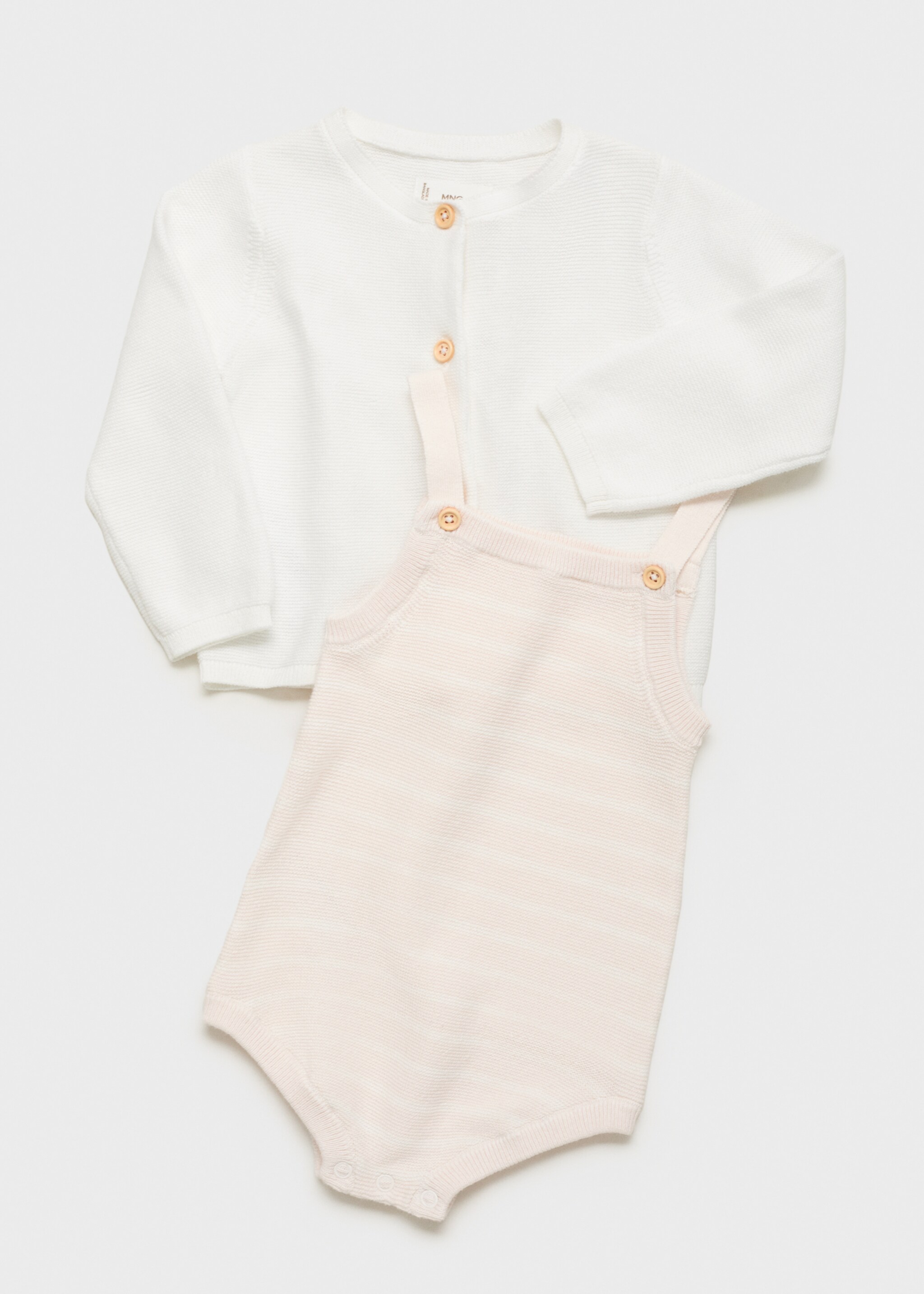 Striped knitted romper - Details of the article 6
