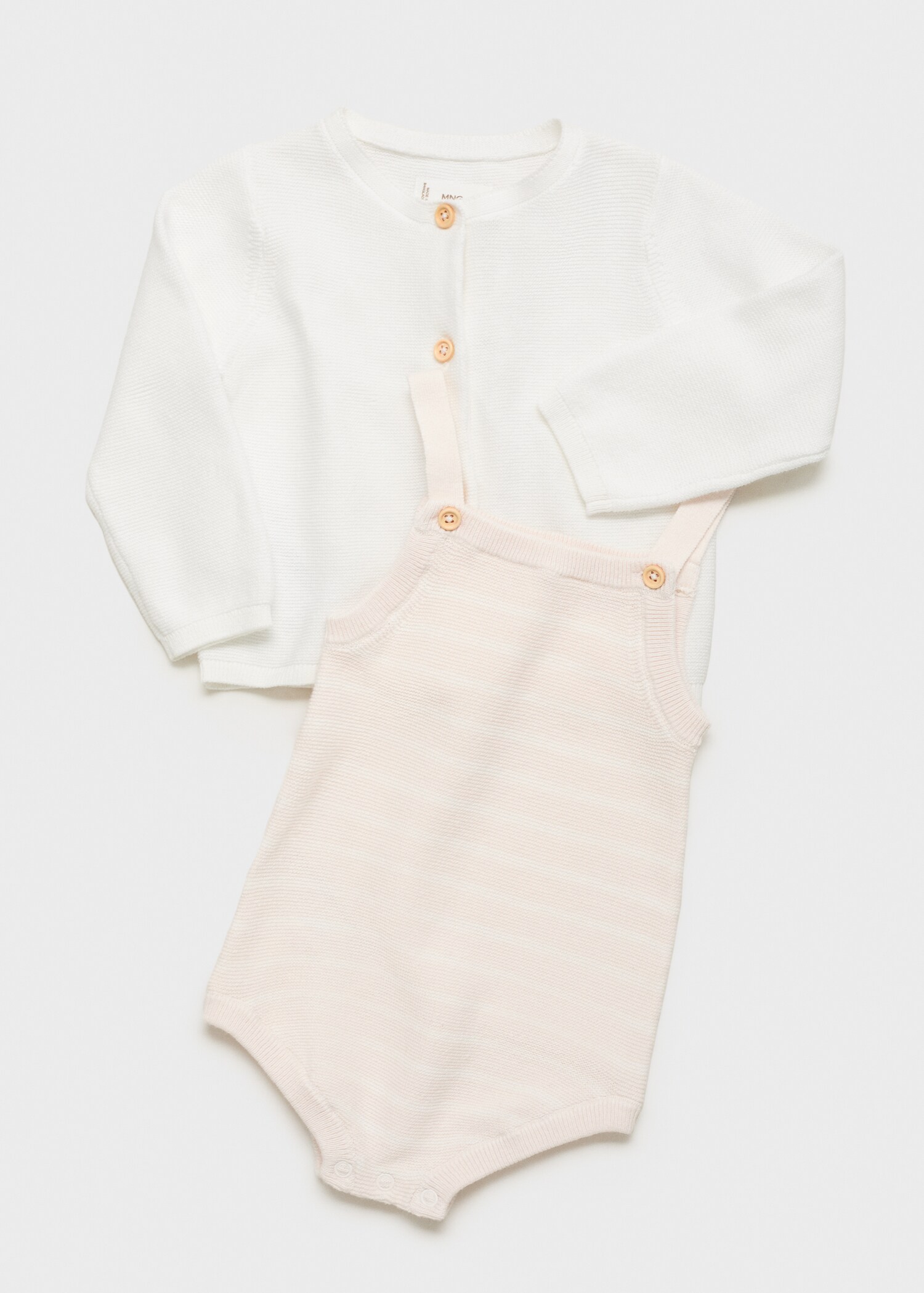 Striped knitted romper - Details of the article 6