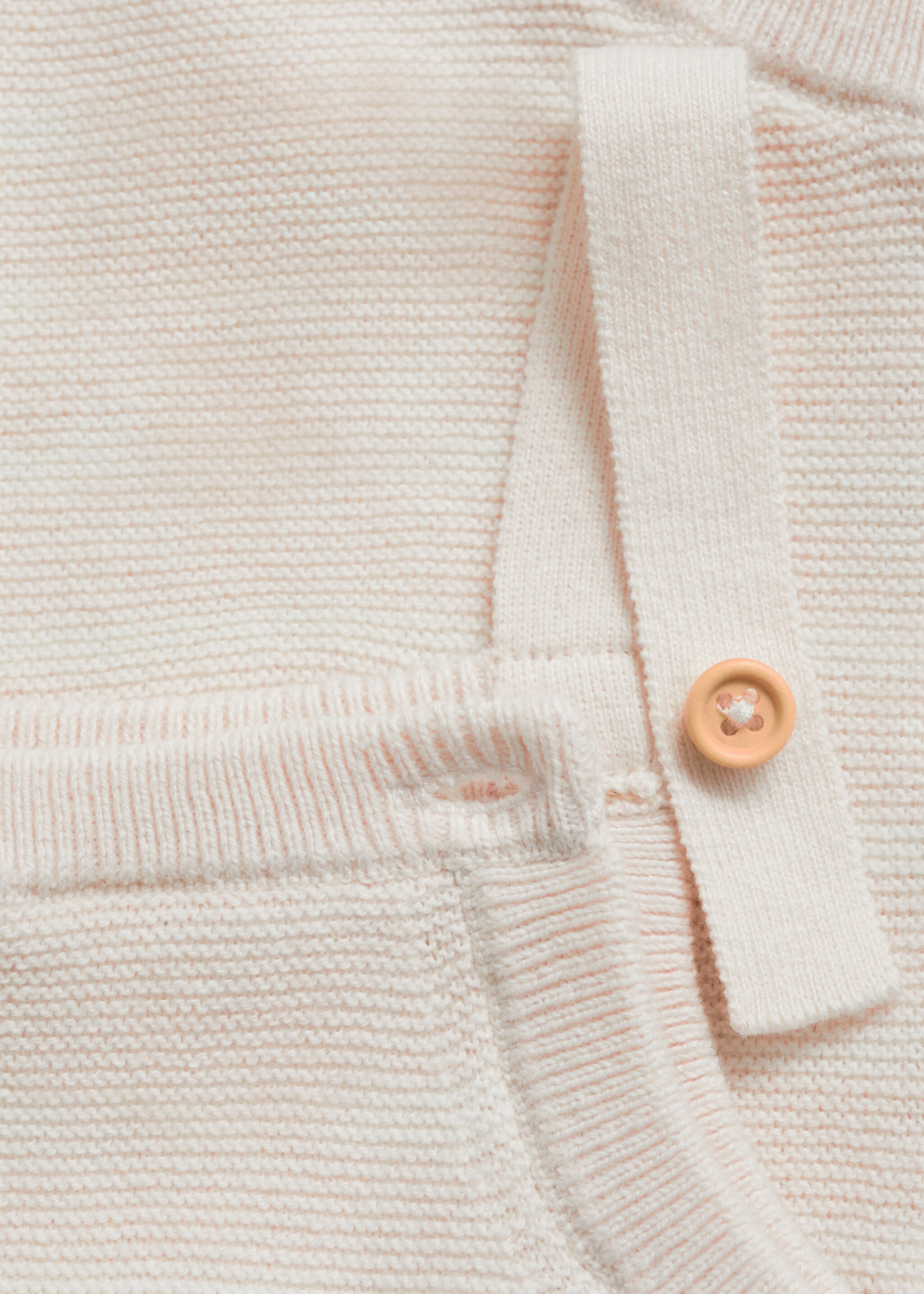 Striped knitted romper - Details of the article 8