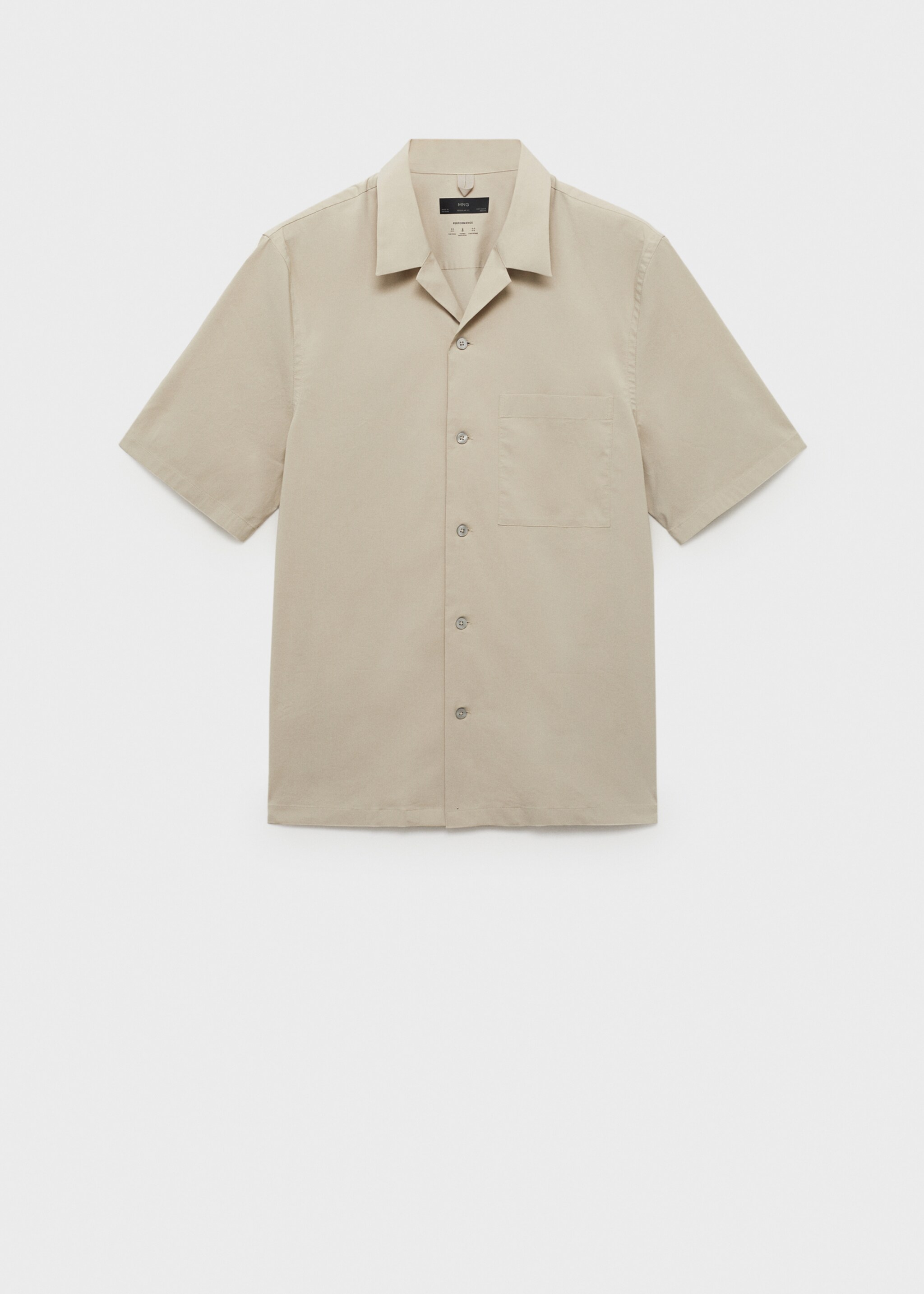 Regular-fit shirt with chest pocket - Article without model