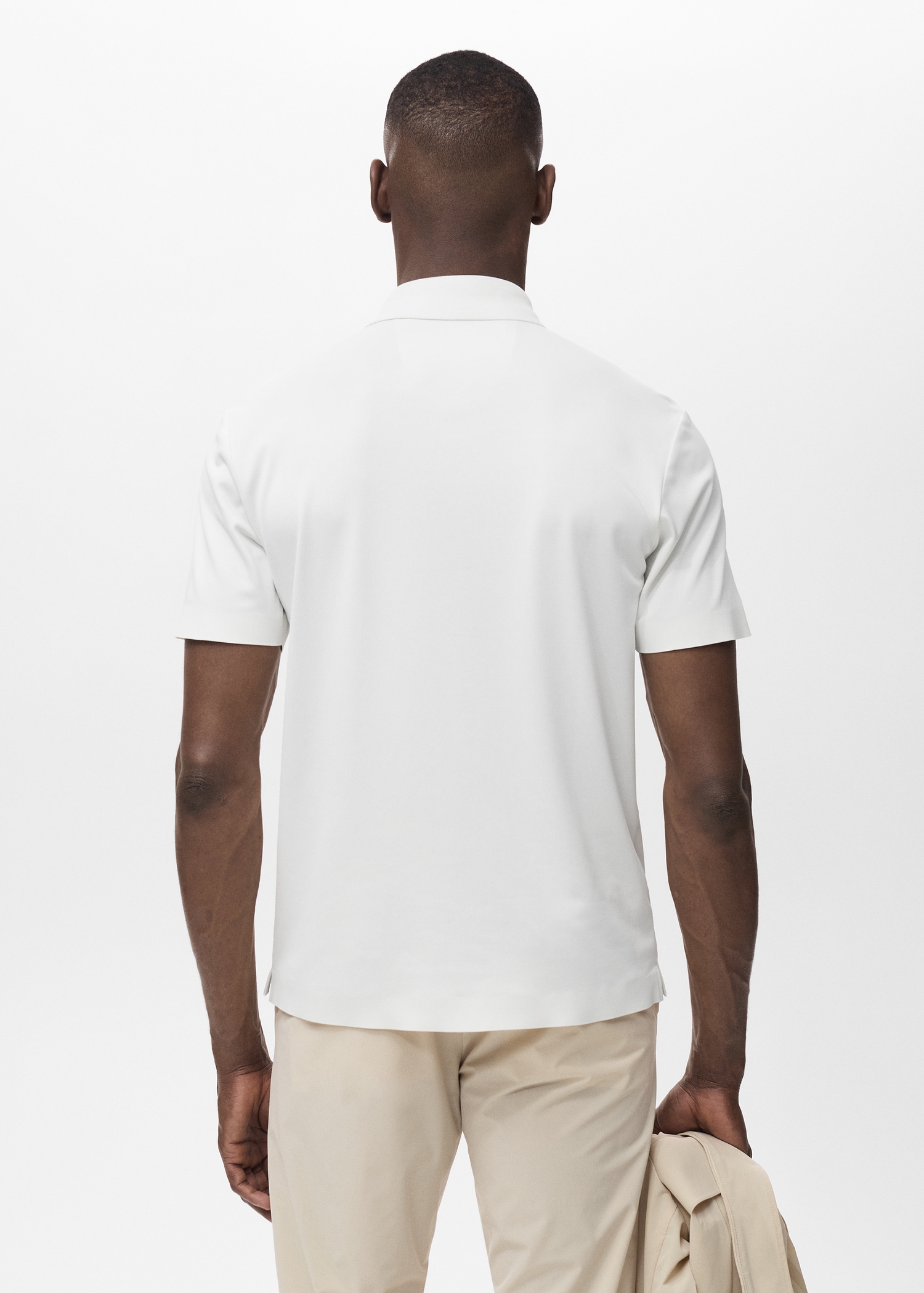 COOLMAX® slim fit polo shirt - Reverse of the article