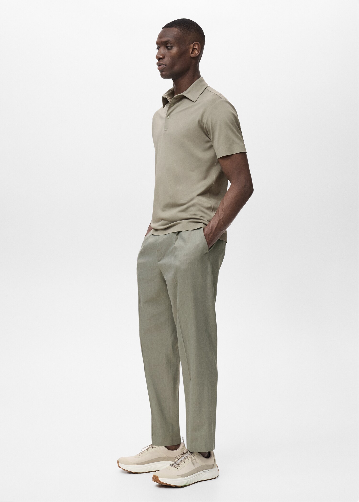 COOLMAX® slim fit polo shirt - Details of the article 2