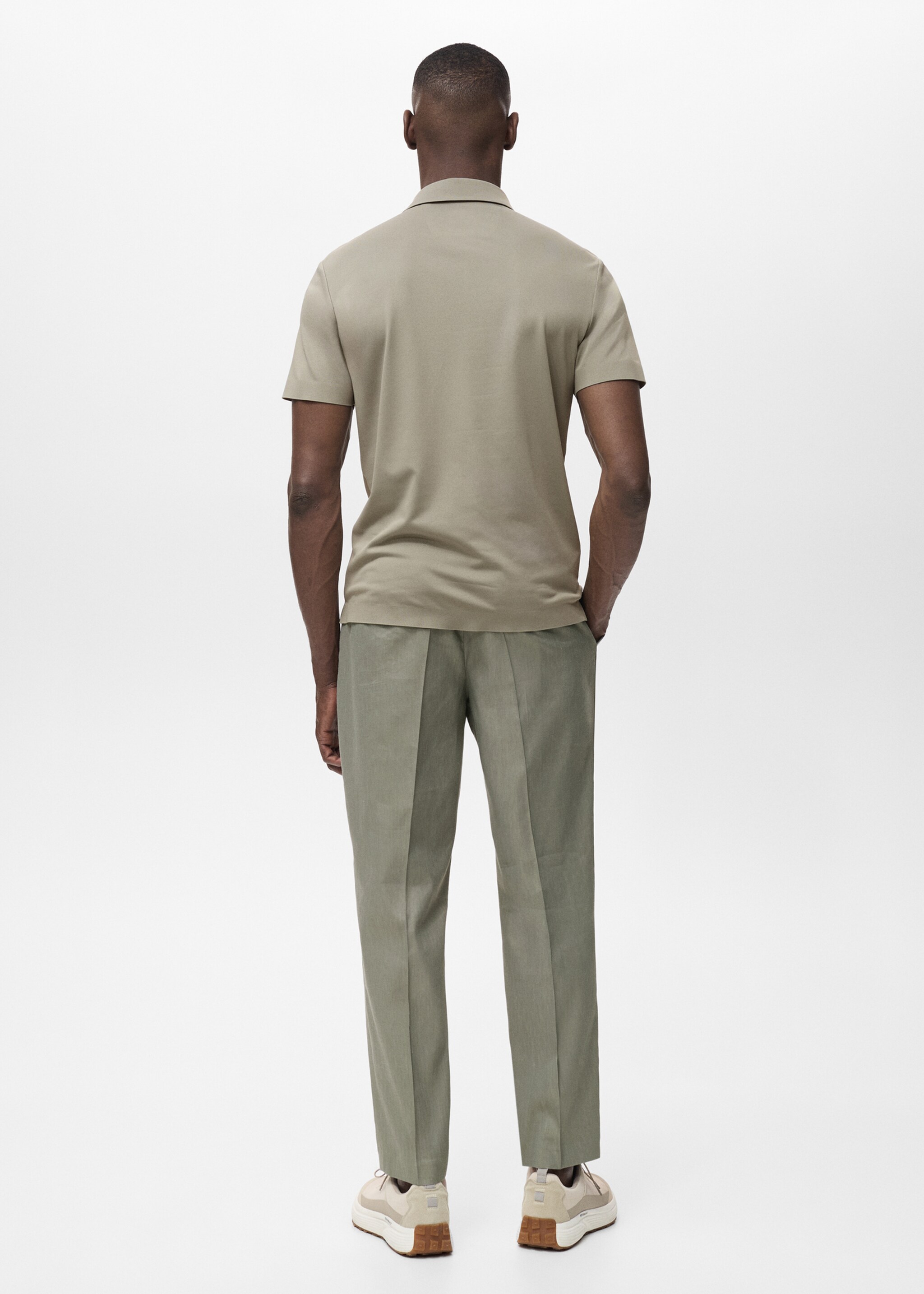 COOLMAX® slim fit polo shirt - Reverse of the article