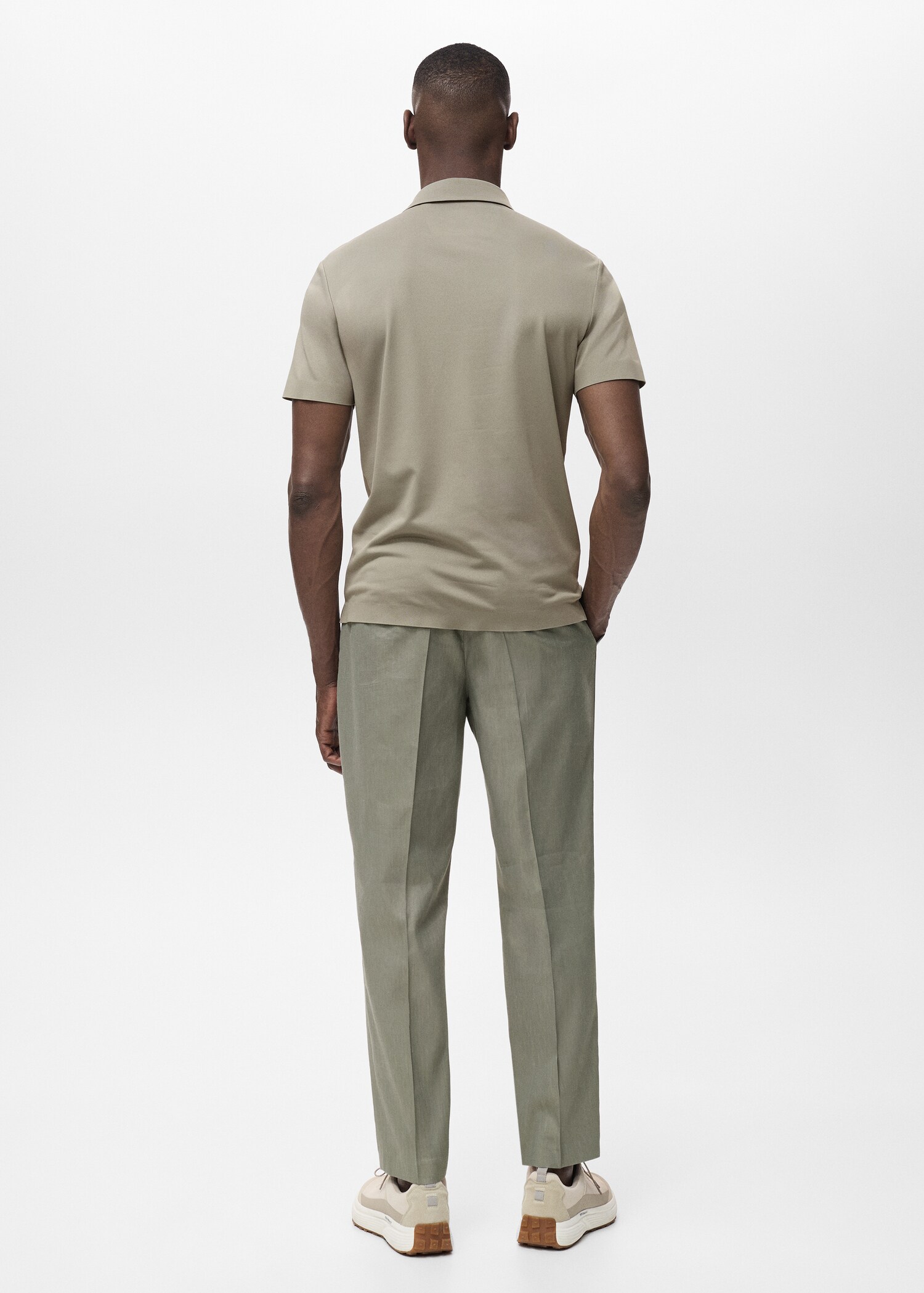 COOLMAX® slim fit polo shirt - Reverse of the article