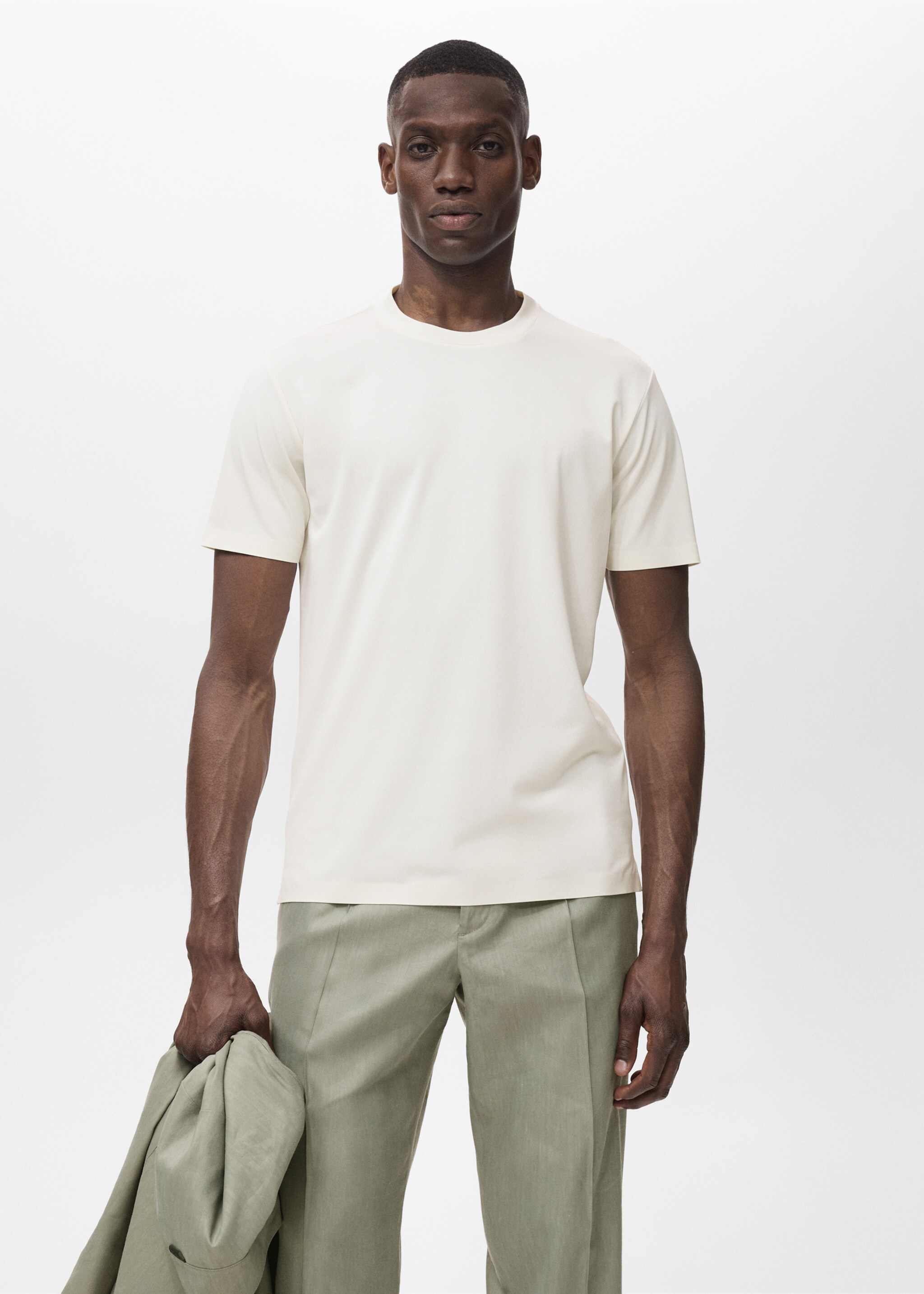 COOLMAX® slim fit T-shirt - Medium plane