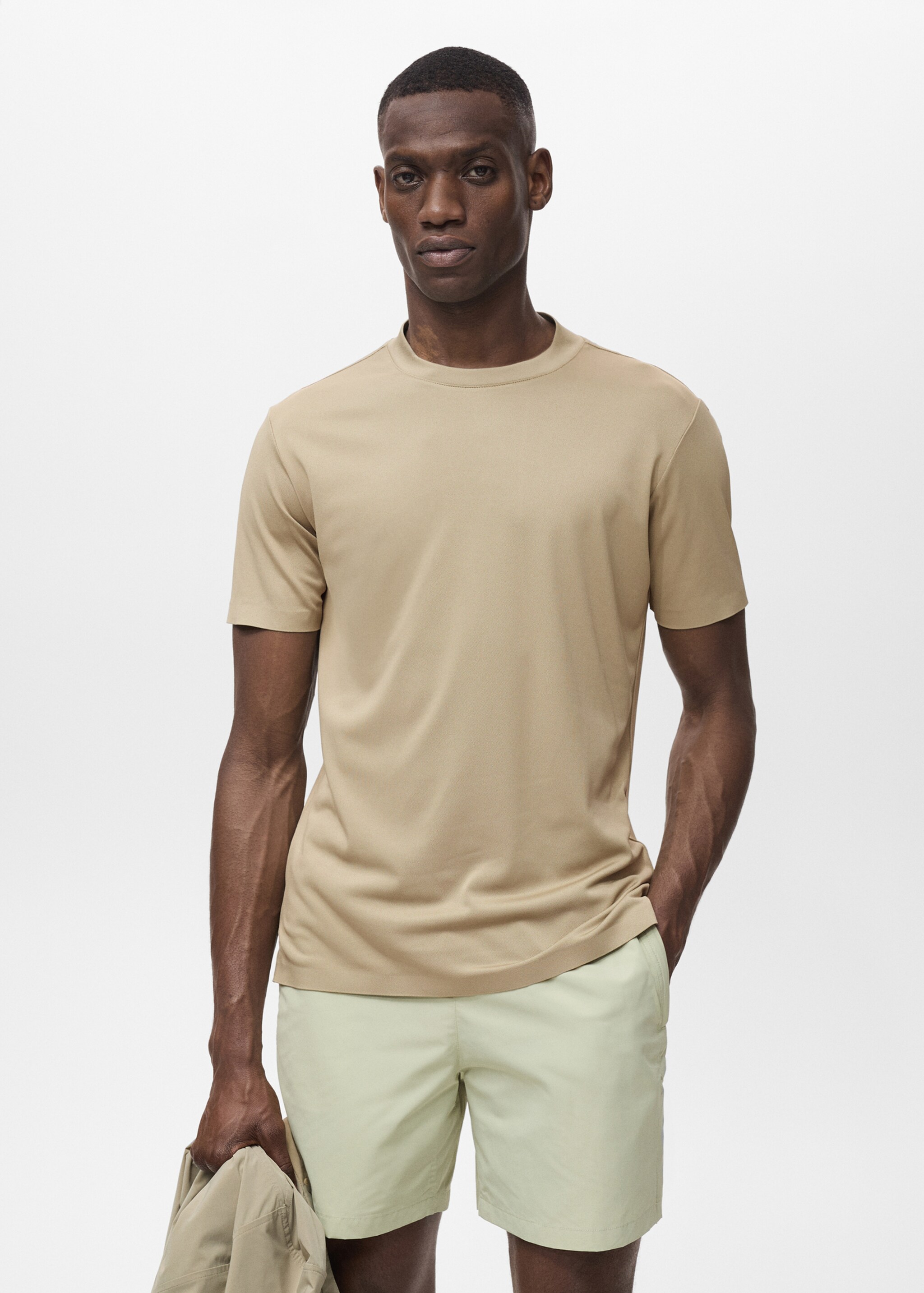 COOLMAX® slim fit T-shirt - Medium plane