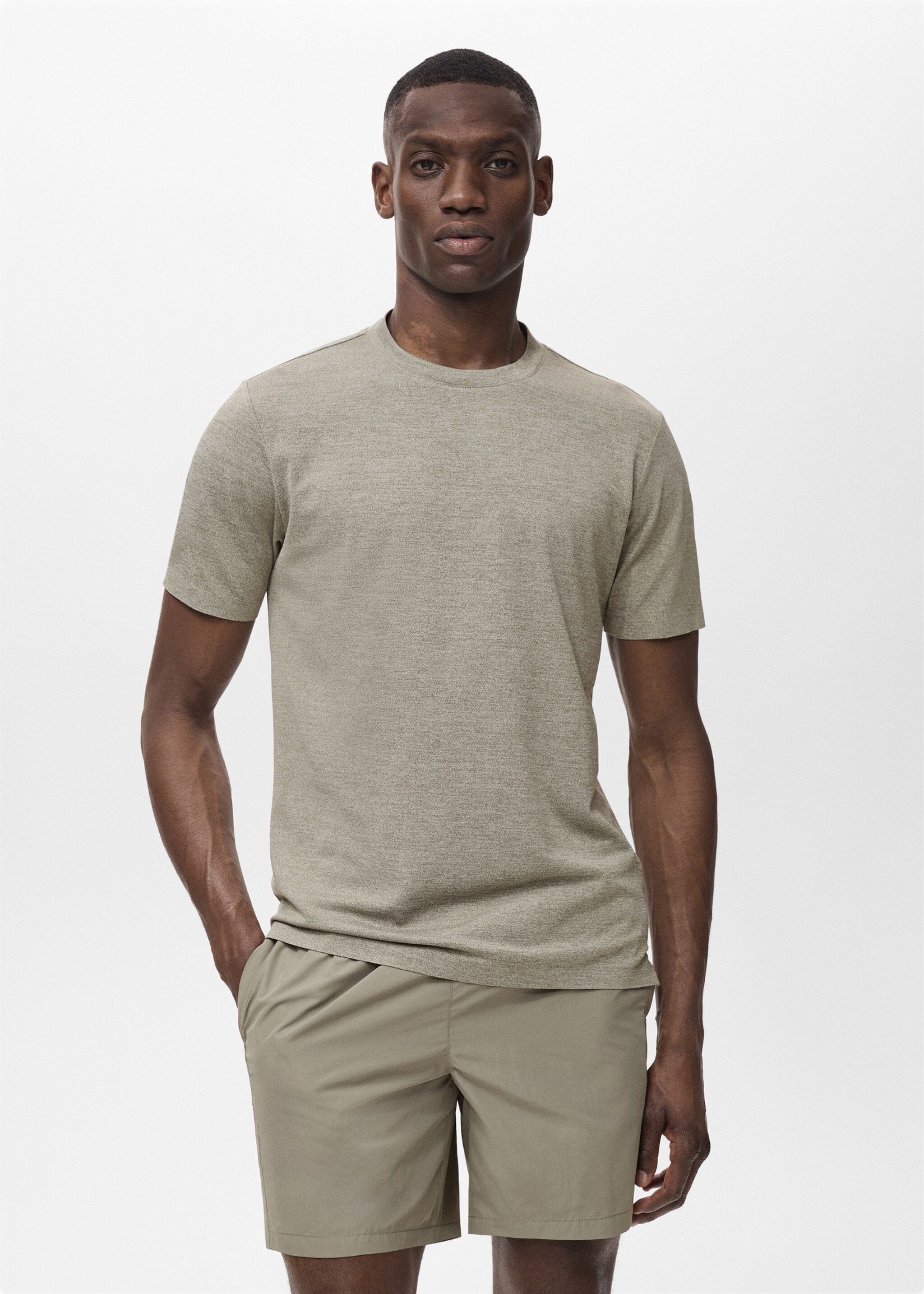 T-shirt slim fit COOLMAX® - Piano medio