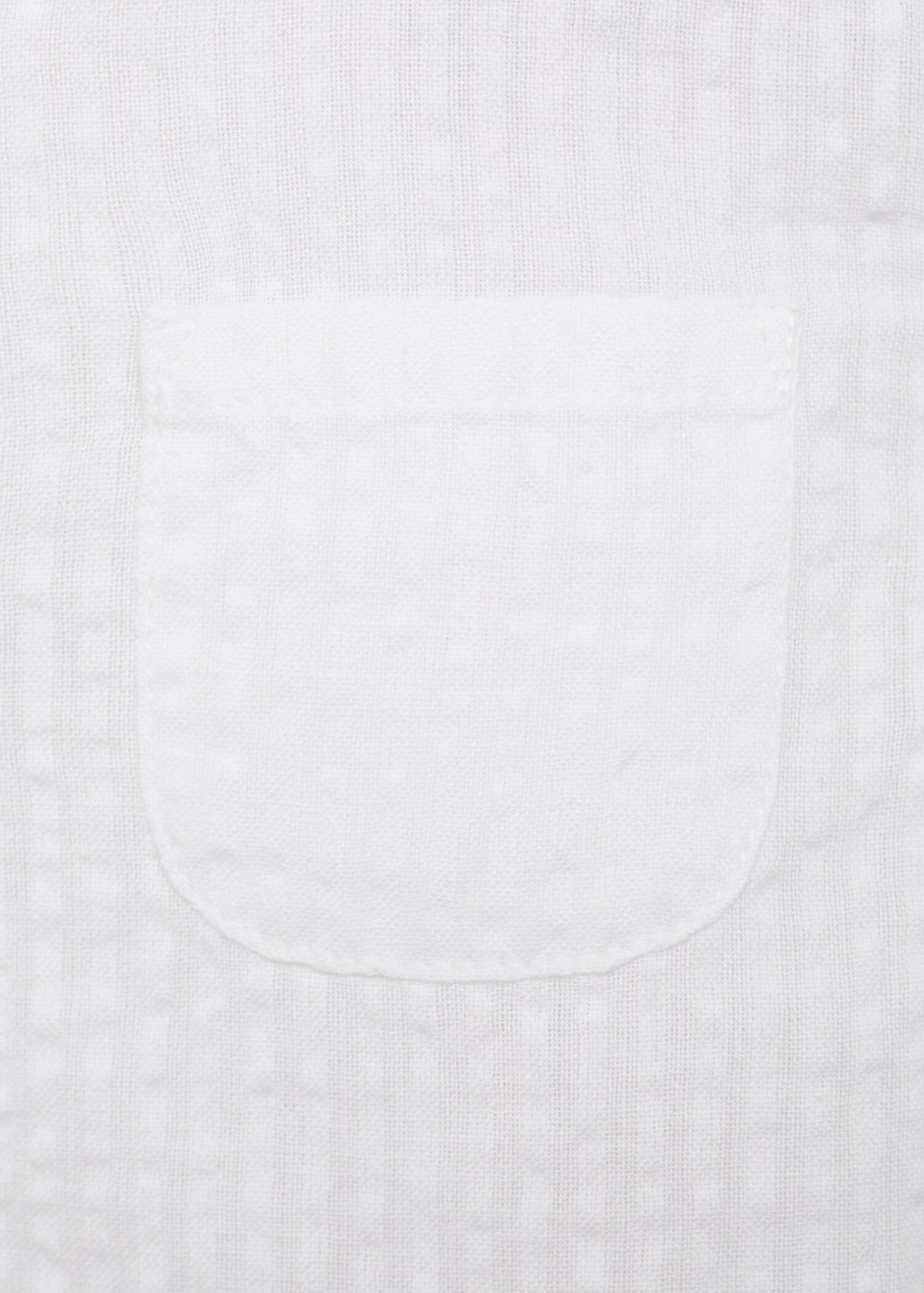 Texturiertes Baumwollhemd - Detail des Artikels 8