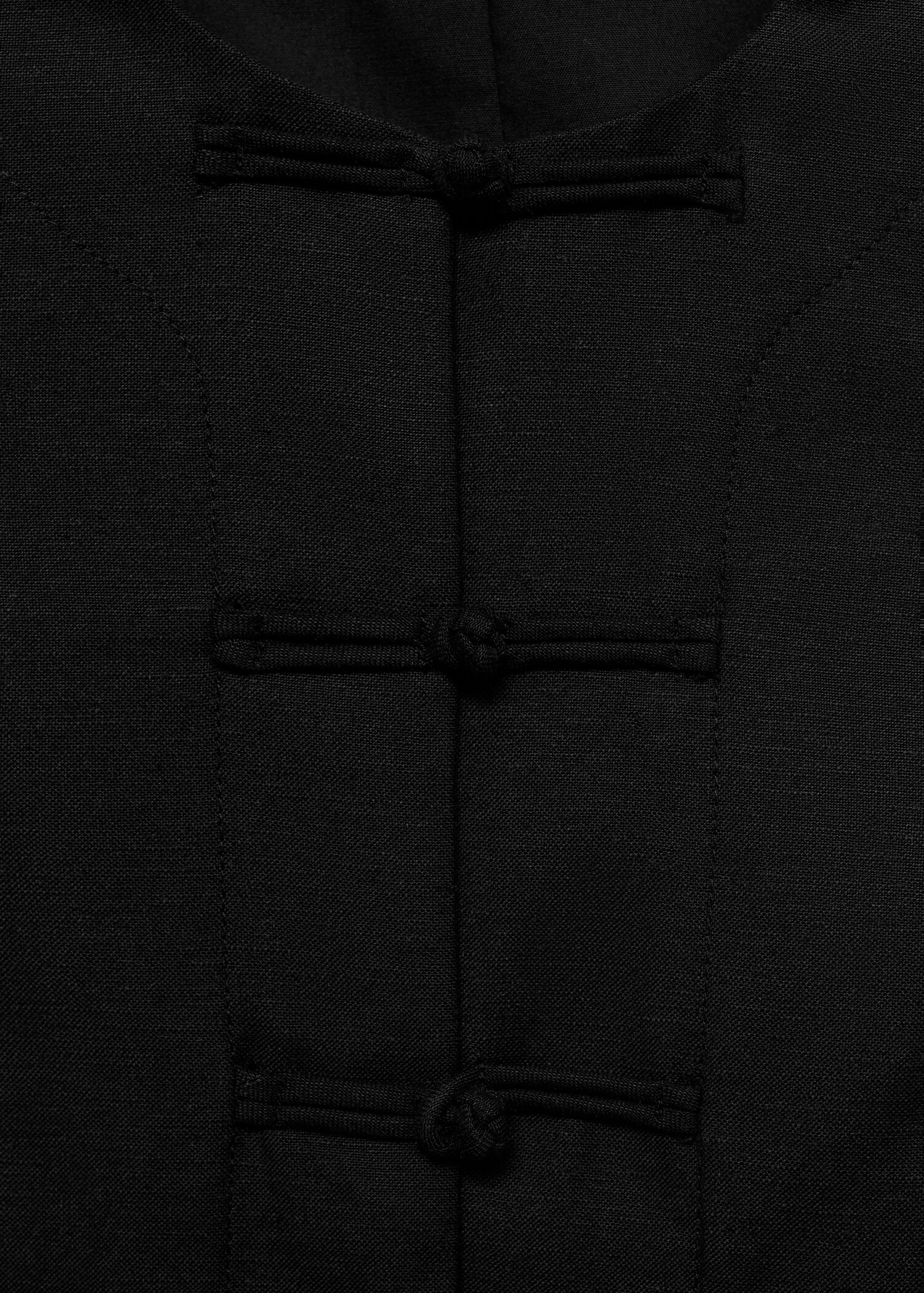 Linen-blend suit vest - Details of the article 0