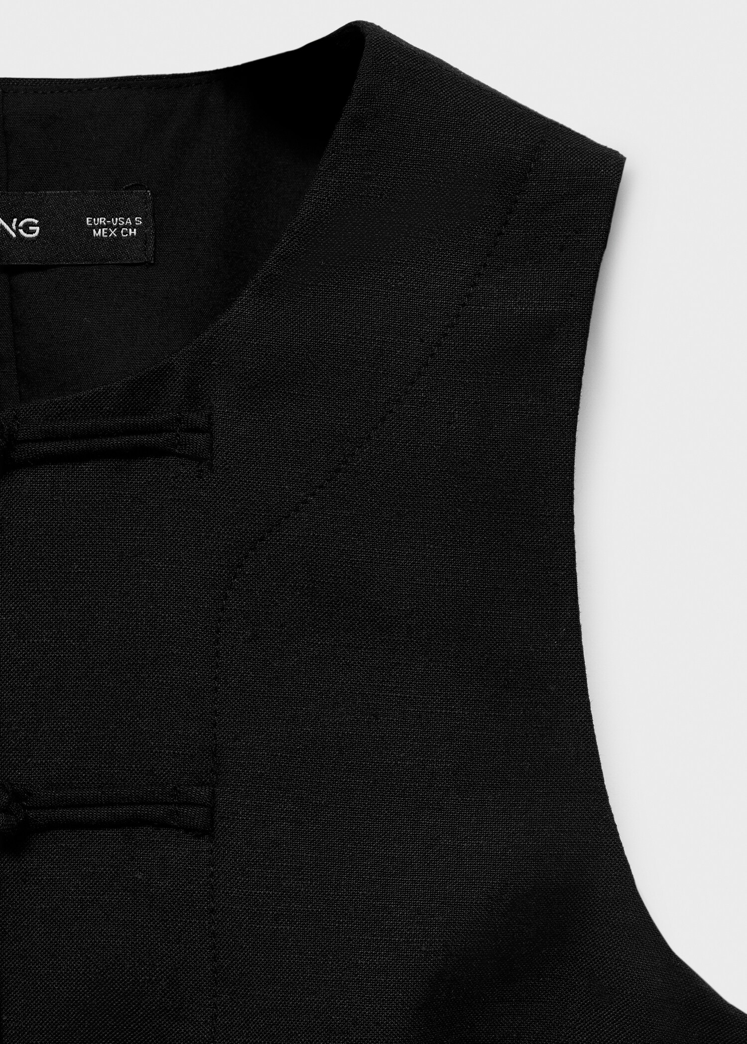 Linen-blend suit vest - Details of the article 8