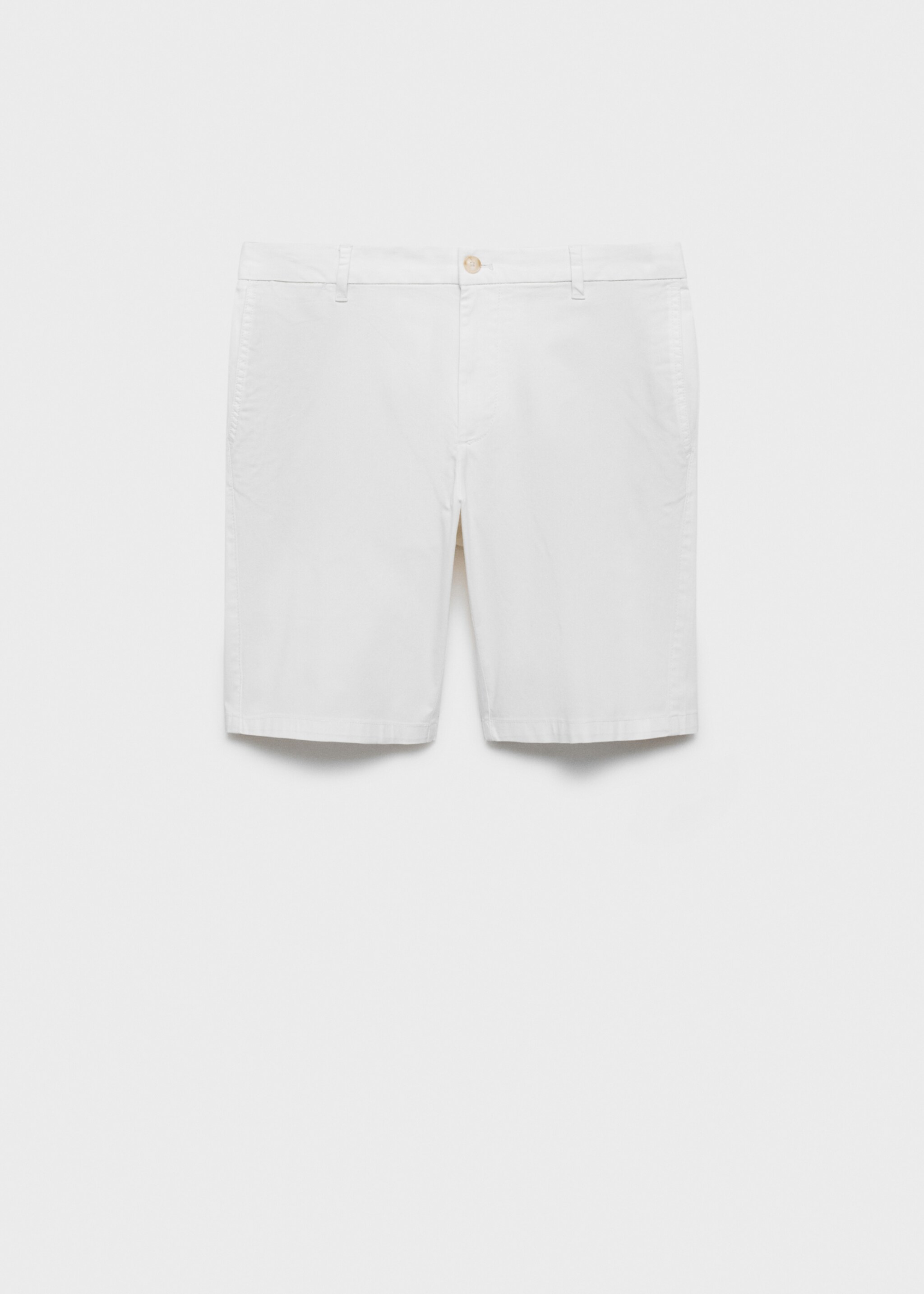 Straight cotton Bermuda shorts - Товар без моделі