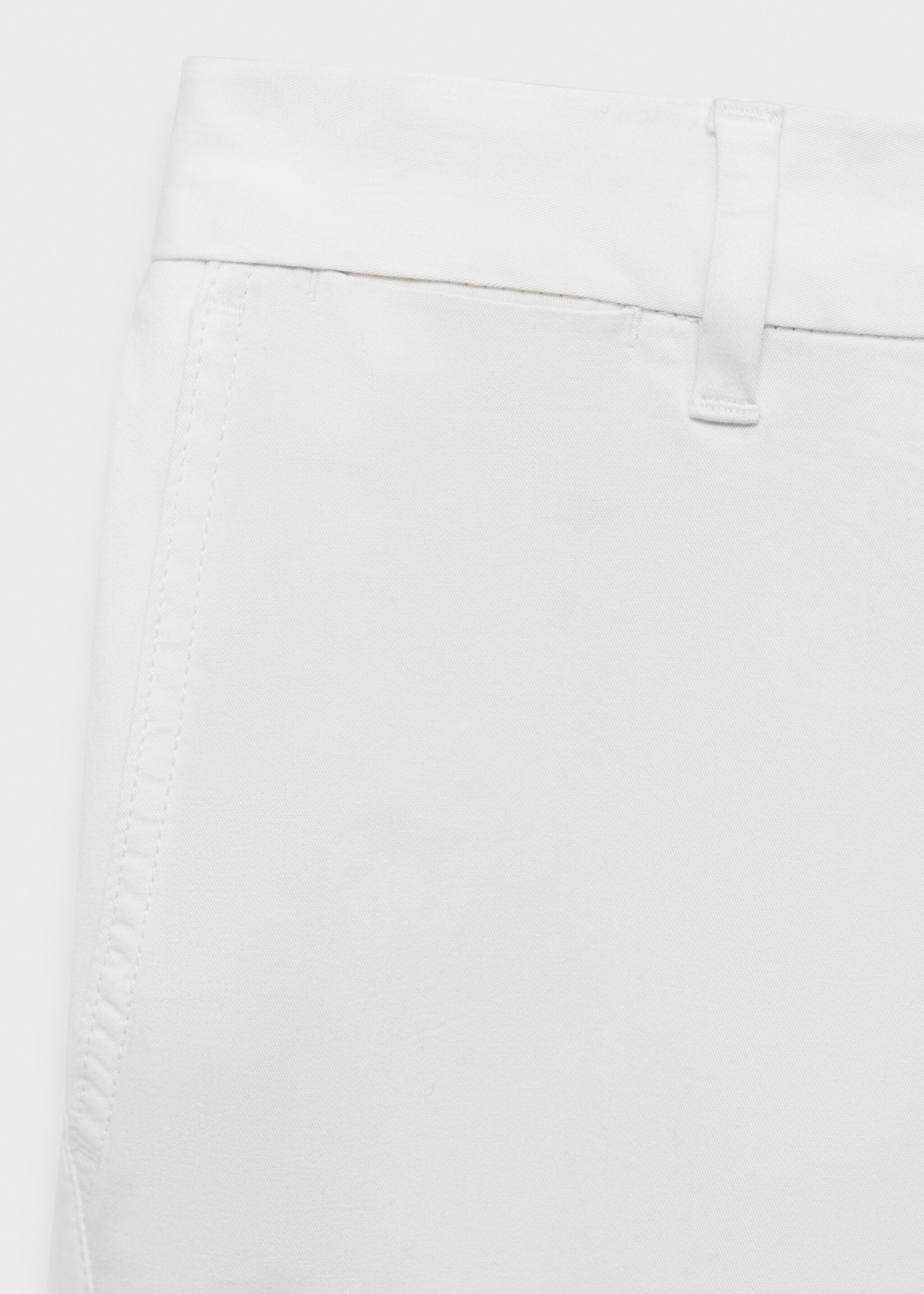 Straight cotton Bermuda shorts - Детальніше про товар 0